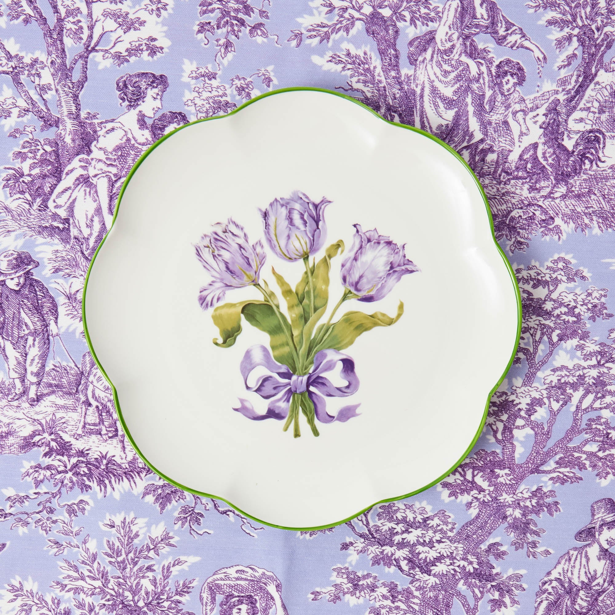 Purple Tulip Starter Plate