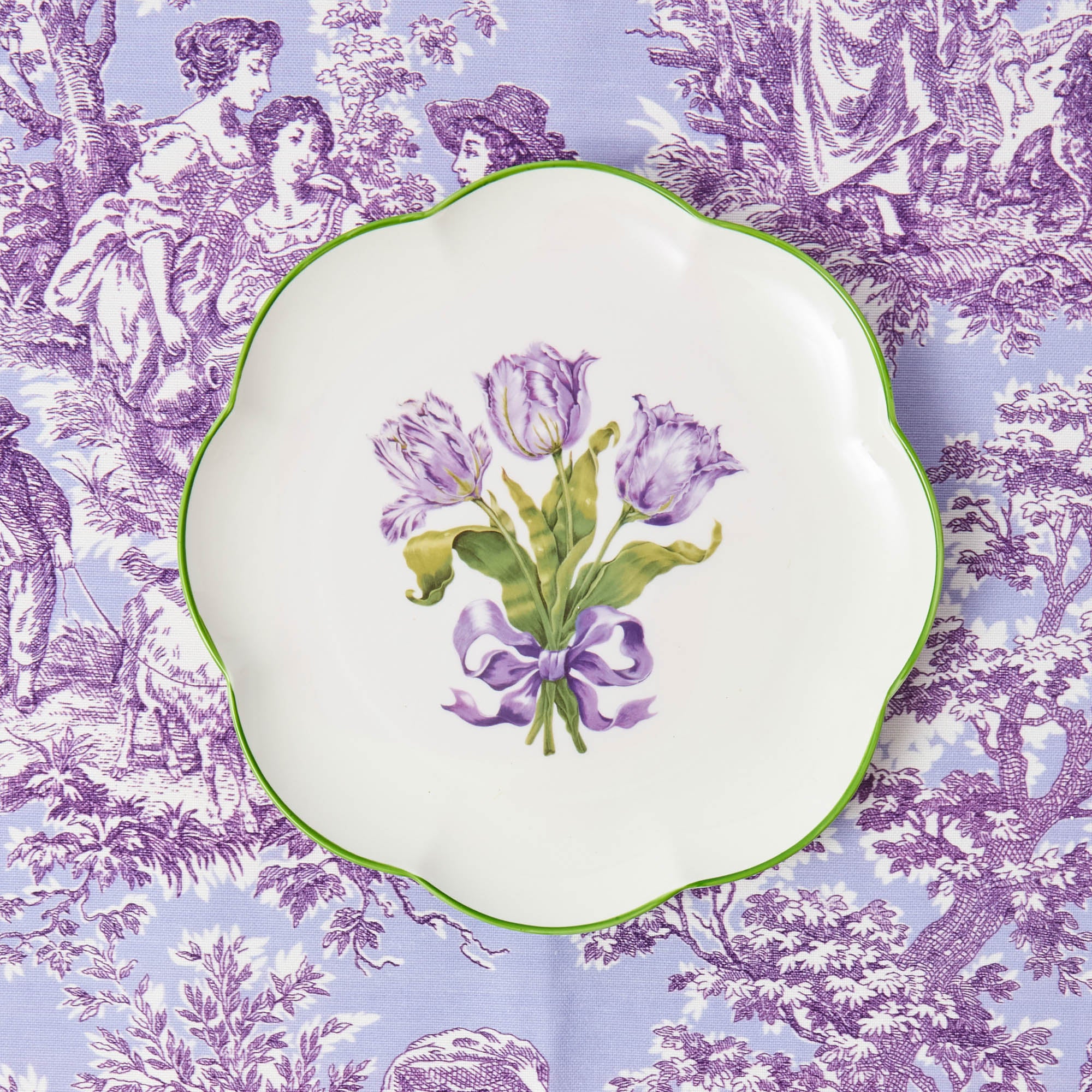 Purple Tulip Dinner Plate