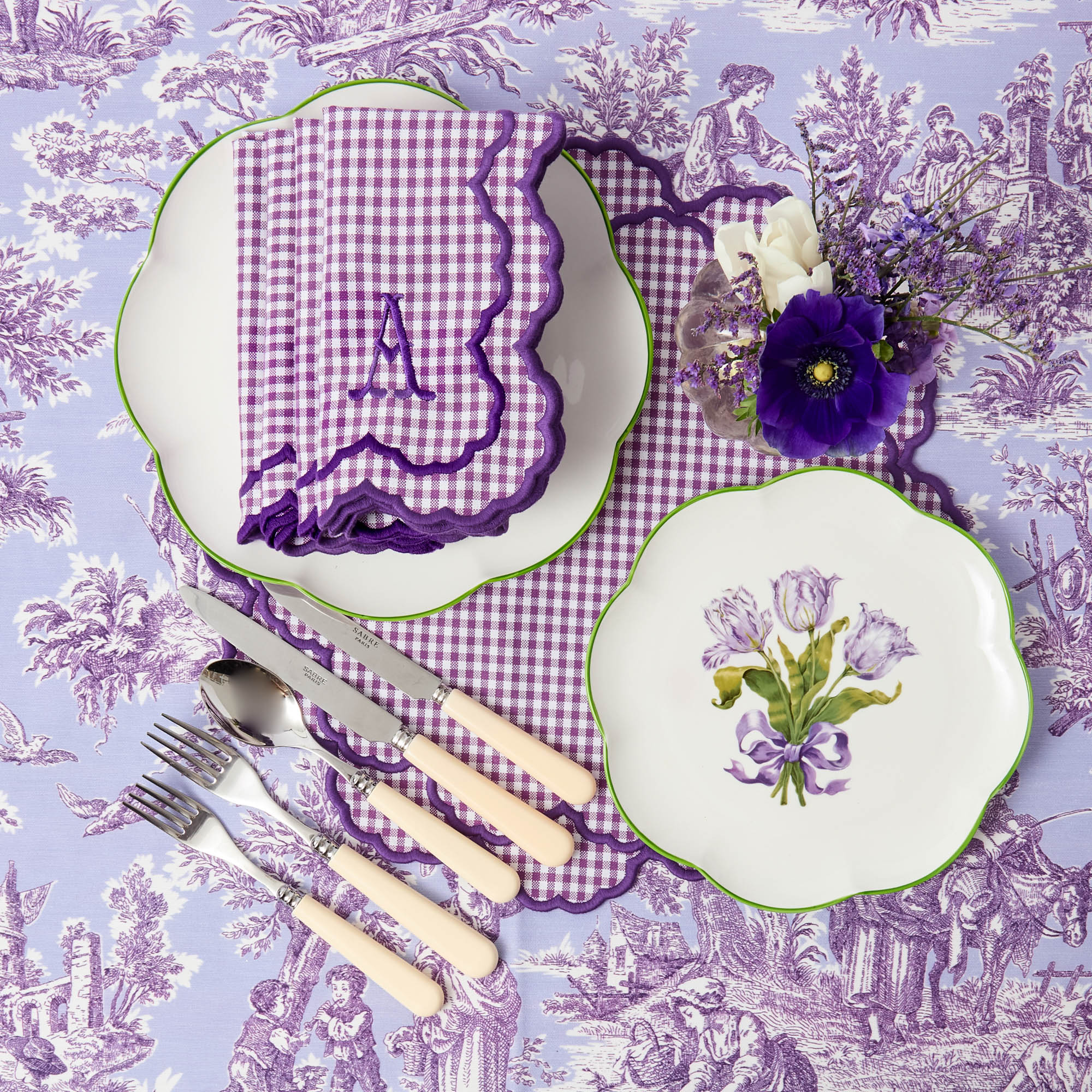 Purple Tulip Starter Plate