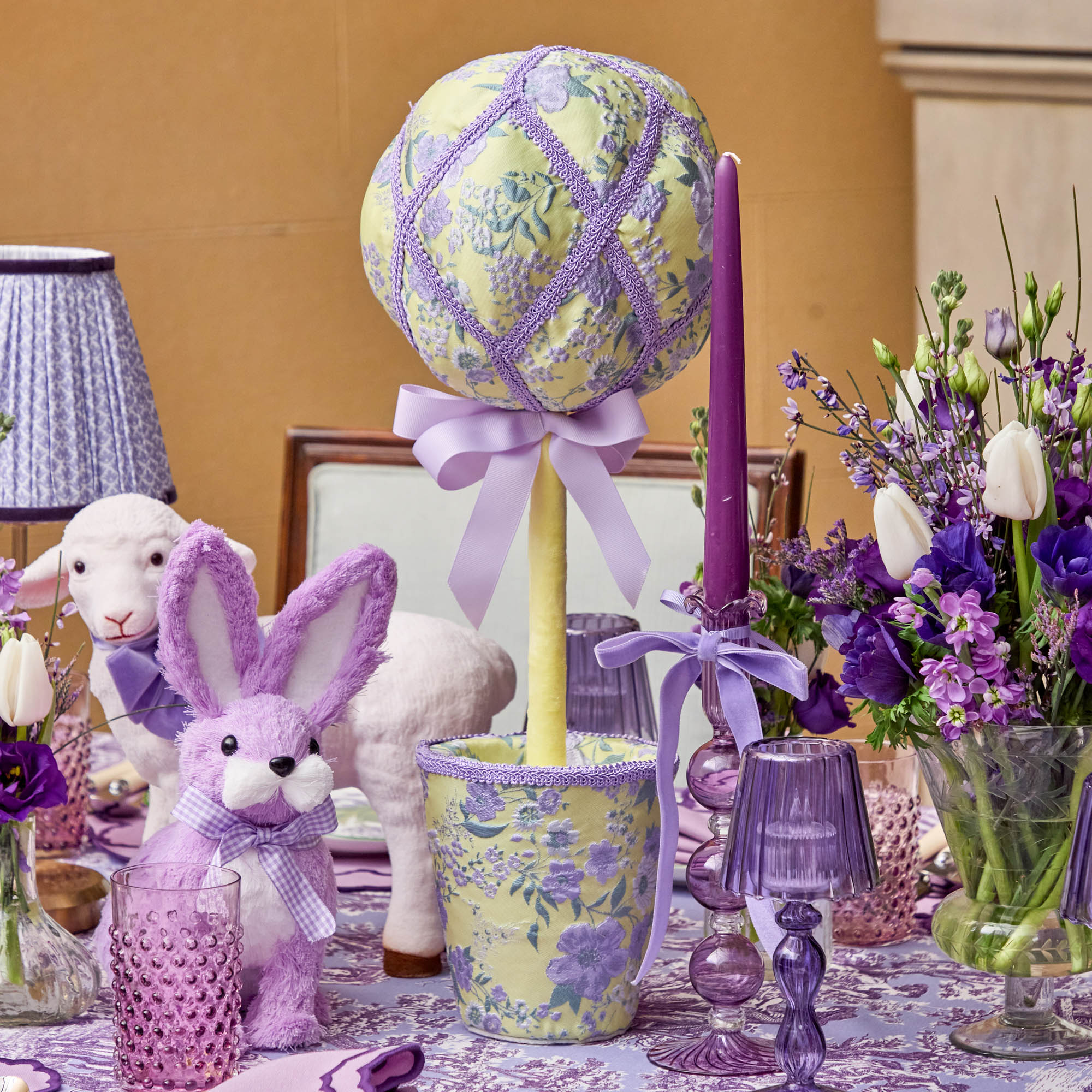 Purple Candles (Set of 8)