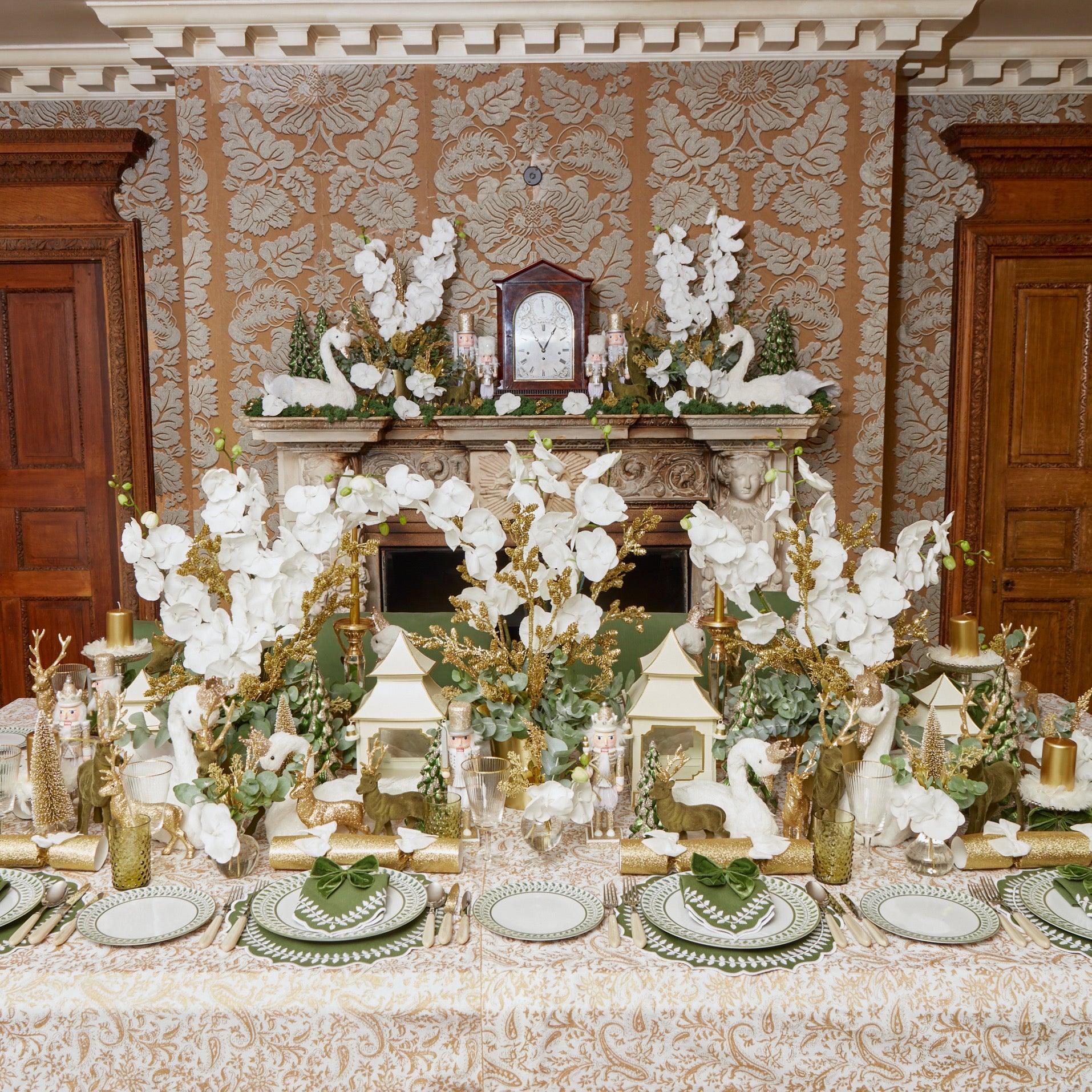 Add a touch of sophistication to your living space with the White & Gold Pagoda Lantern, perfect for creating a stylish and inviting atmosphere.