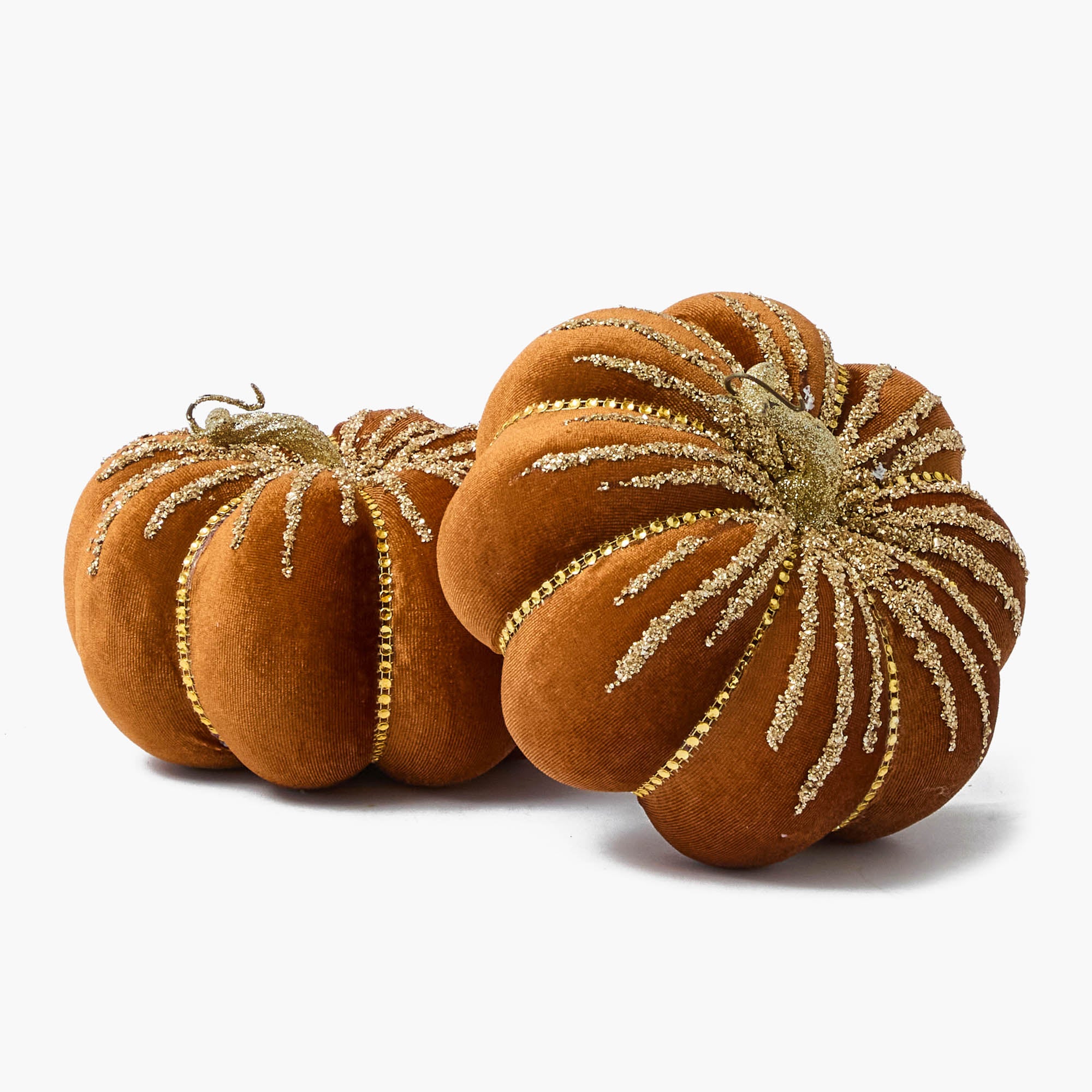 Burnt Caramel Velvet Pumpkin (Pair)