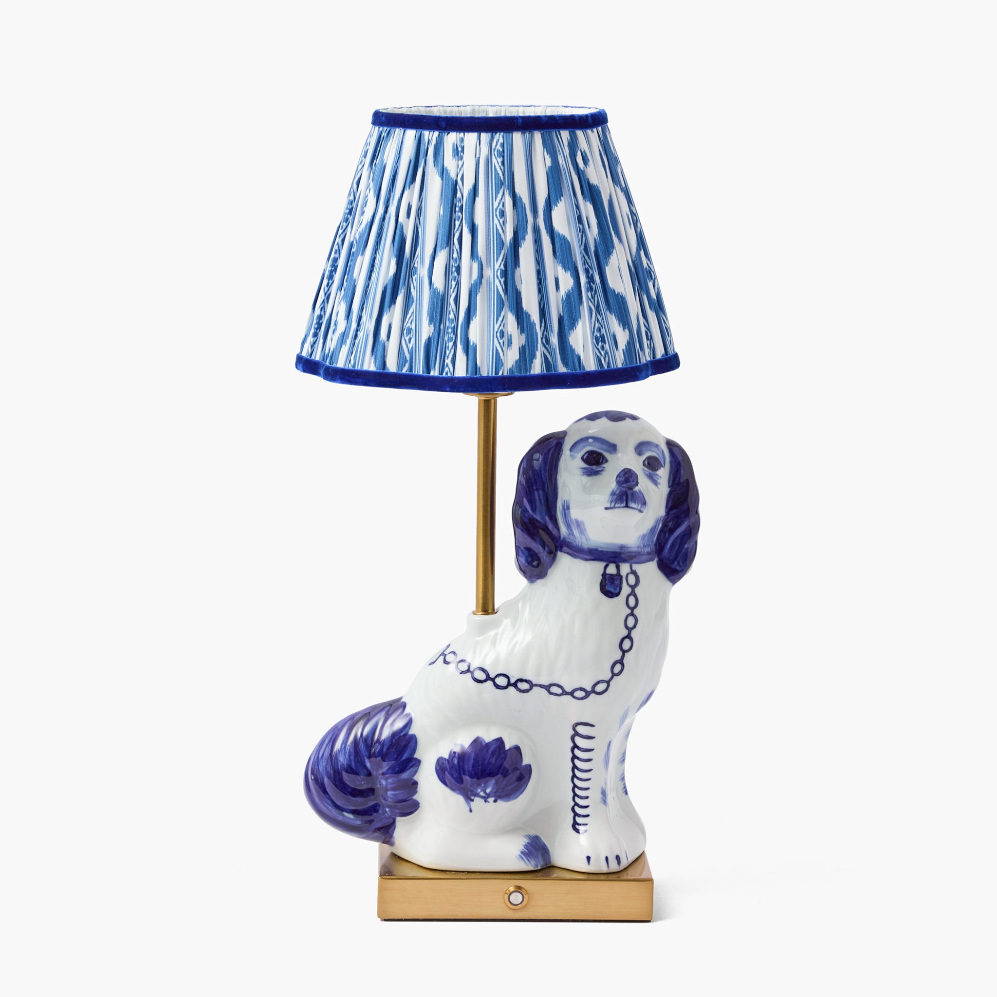 Cobalt Ikat Lampshade (22cm)