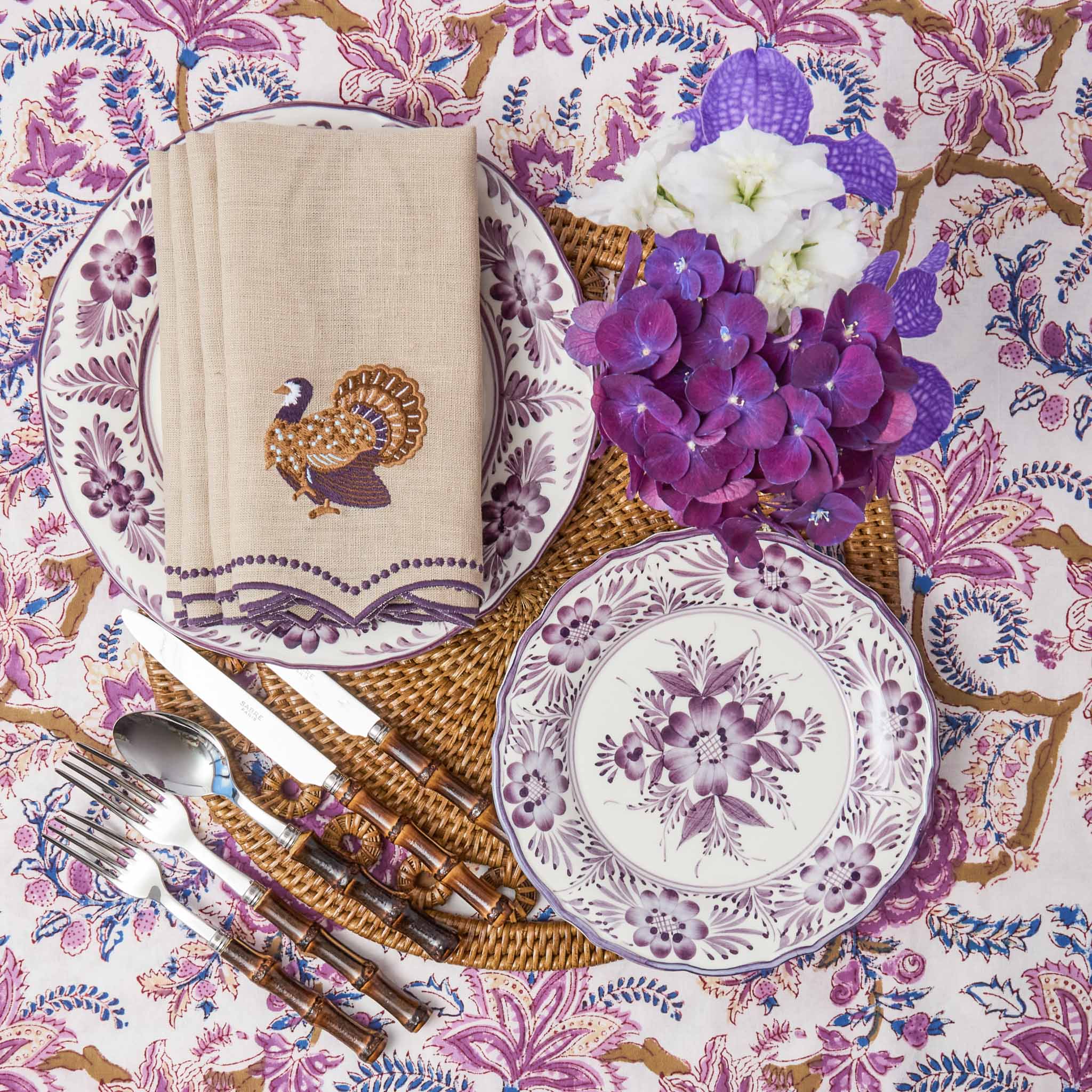 Elodie Round Rattan Placemats (Set of 4)