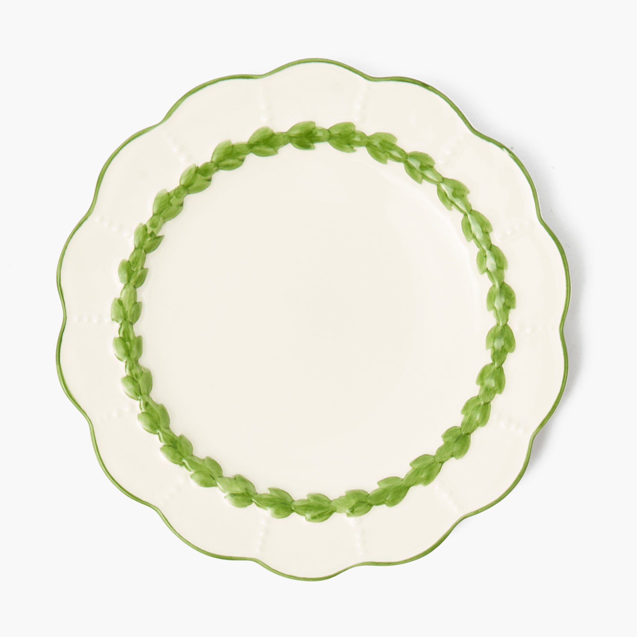 Green Laurel Dinner Plate