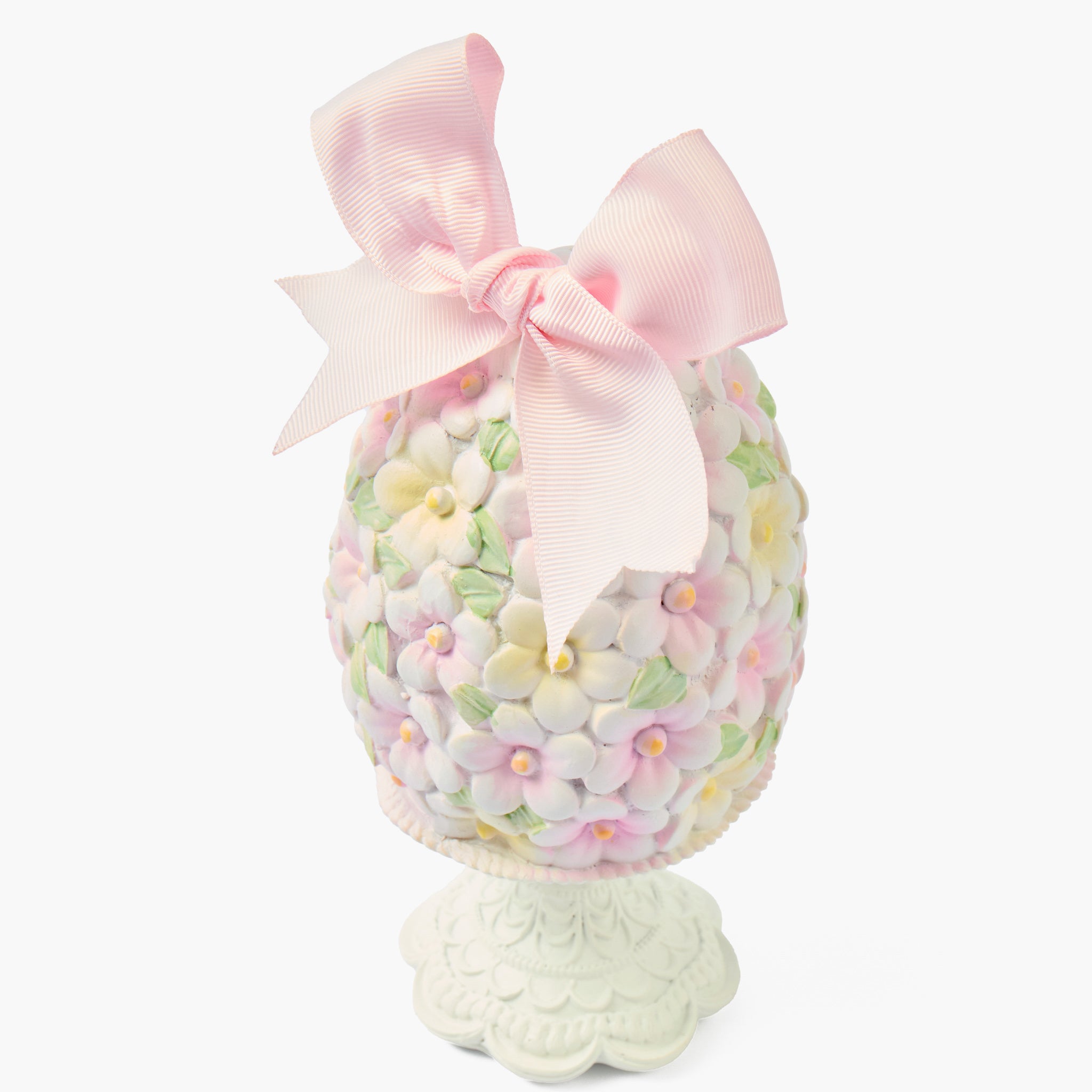 Pink & Blue Floral Easter Egg (Pair)