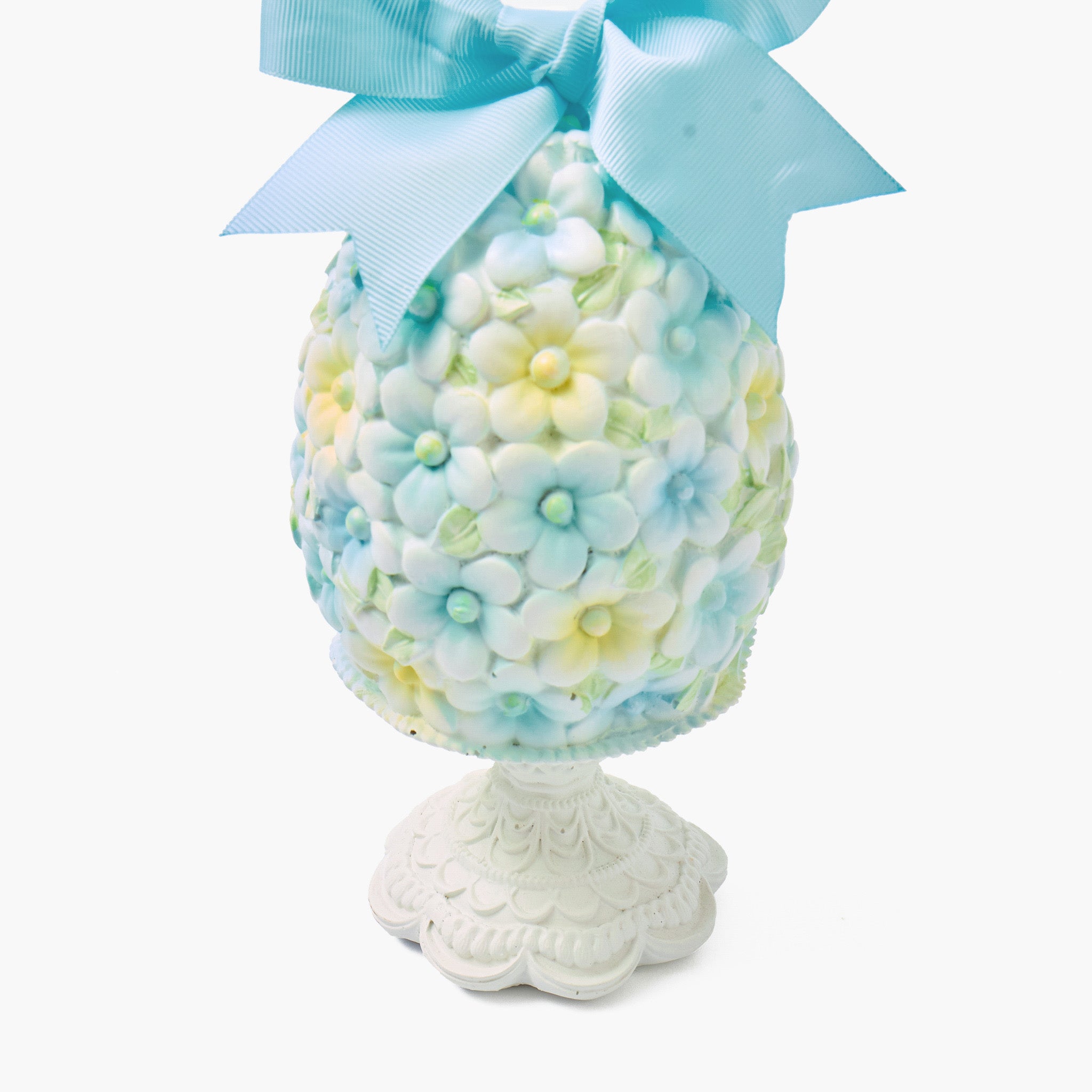 Pink & Blue Floral Easter Egg (Pair)
