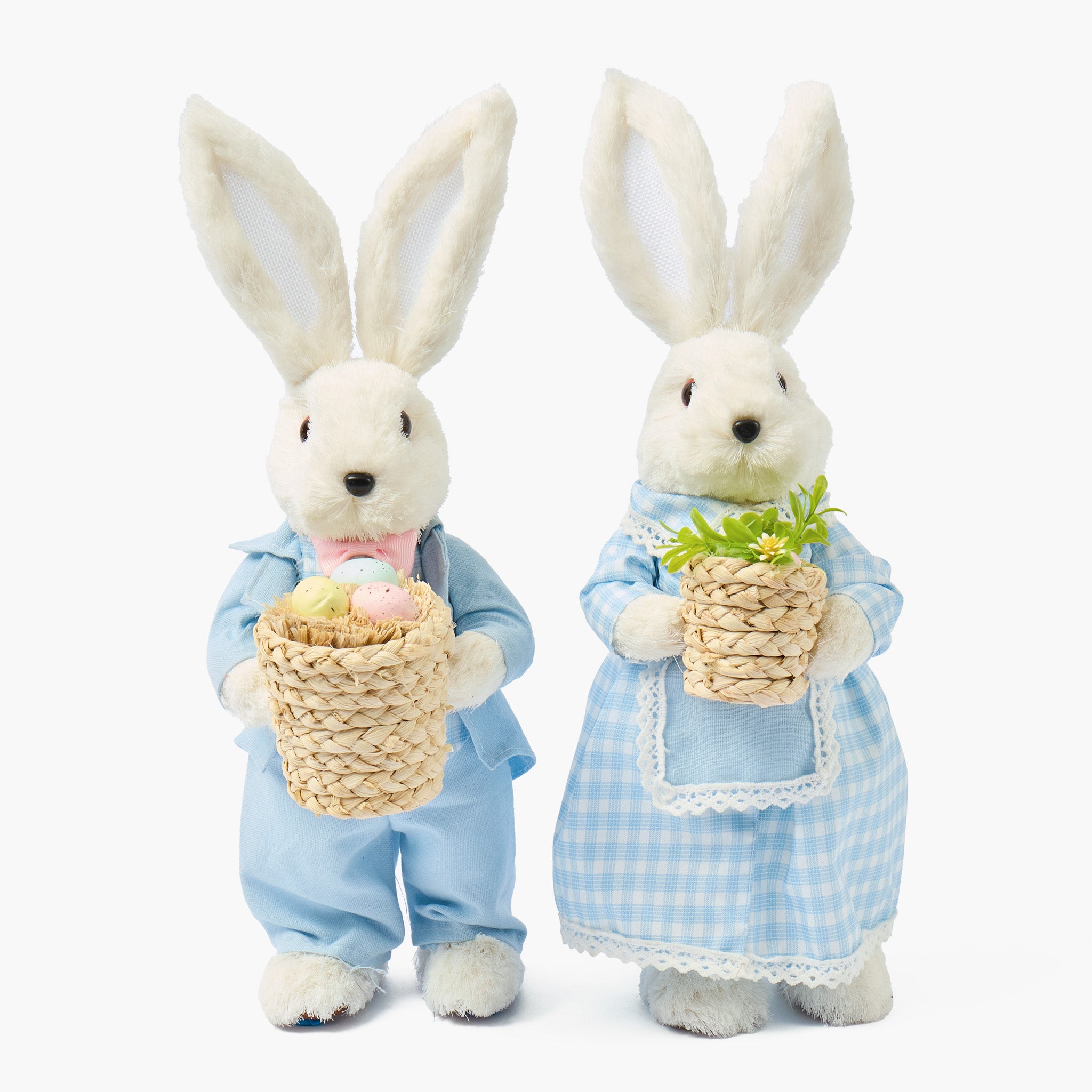 Mr. & Mrs. White Rabbit (Pair)