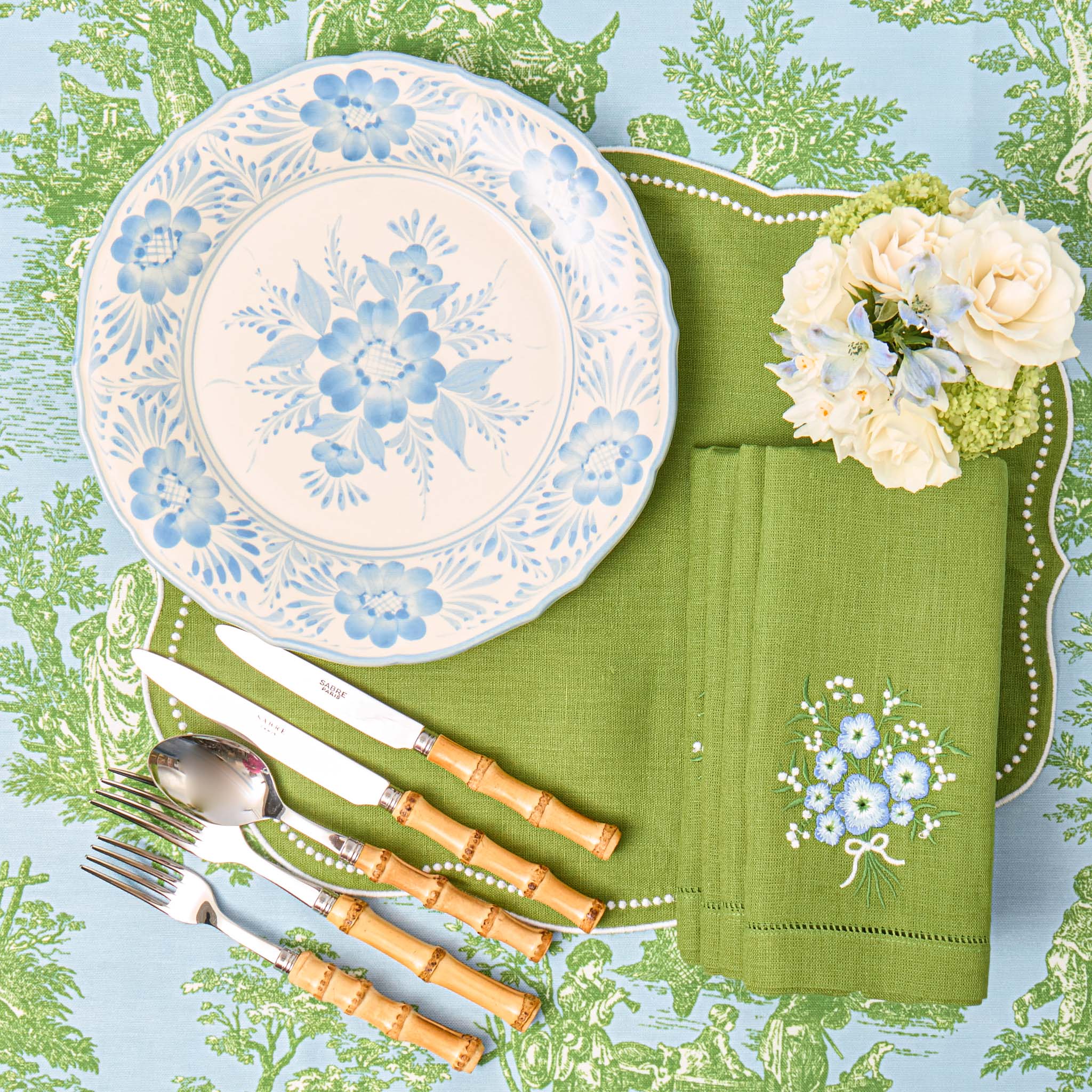 Blue Pandora Dinner Plate