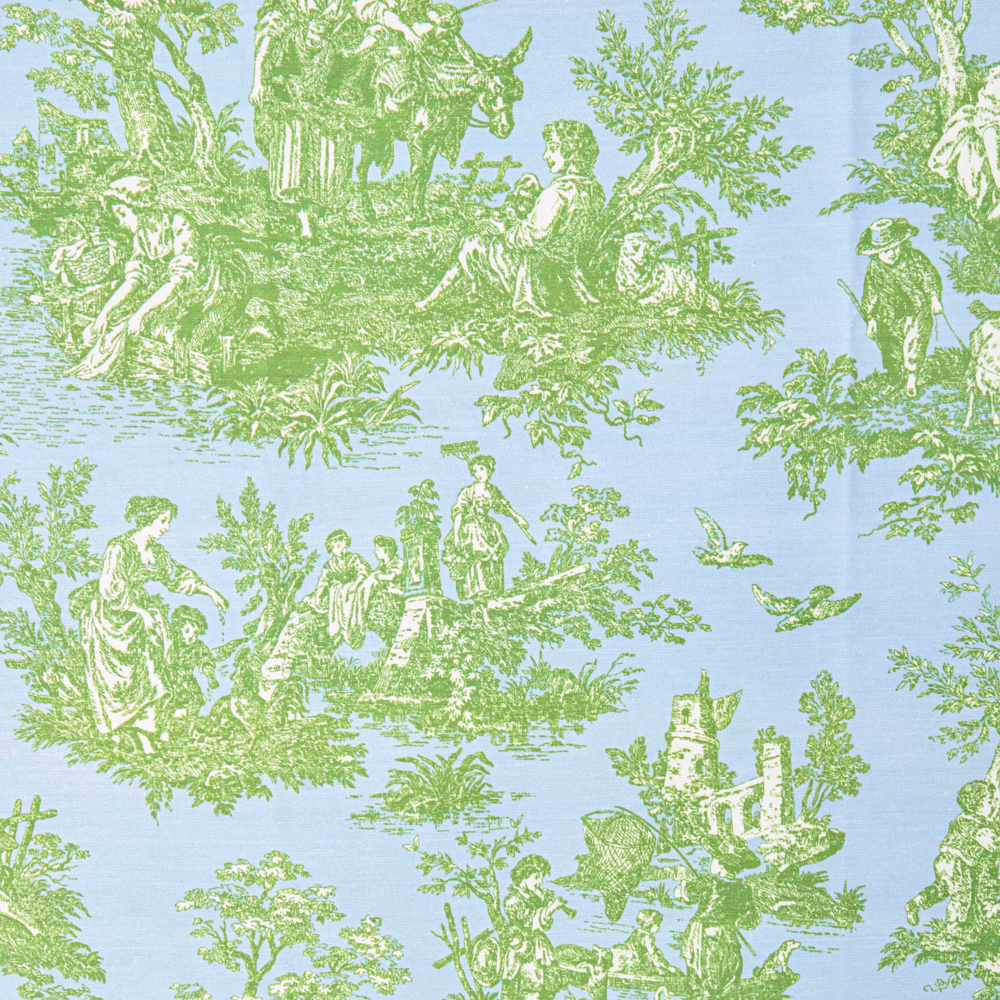 Ottilie Blue Toile Tablecloth