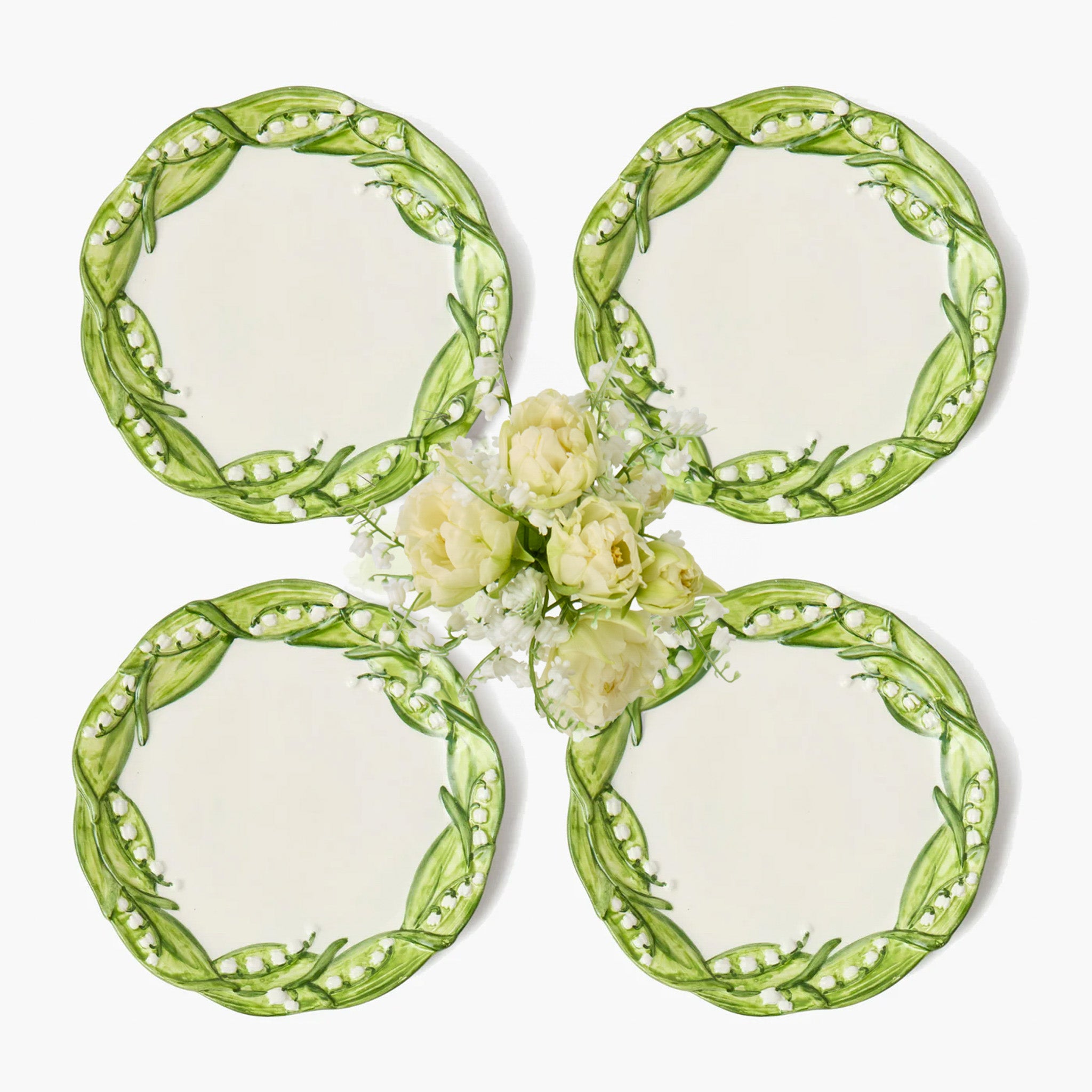 Lily of the Valley Starter Plates (Set of 4)