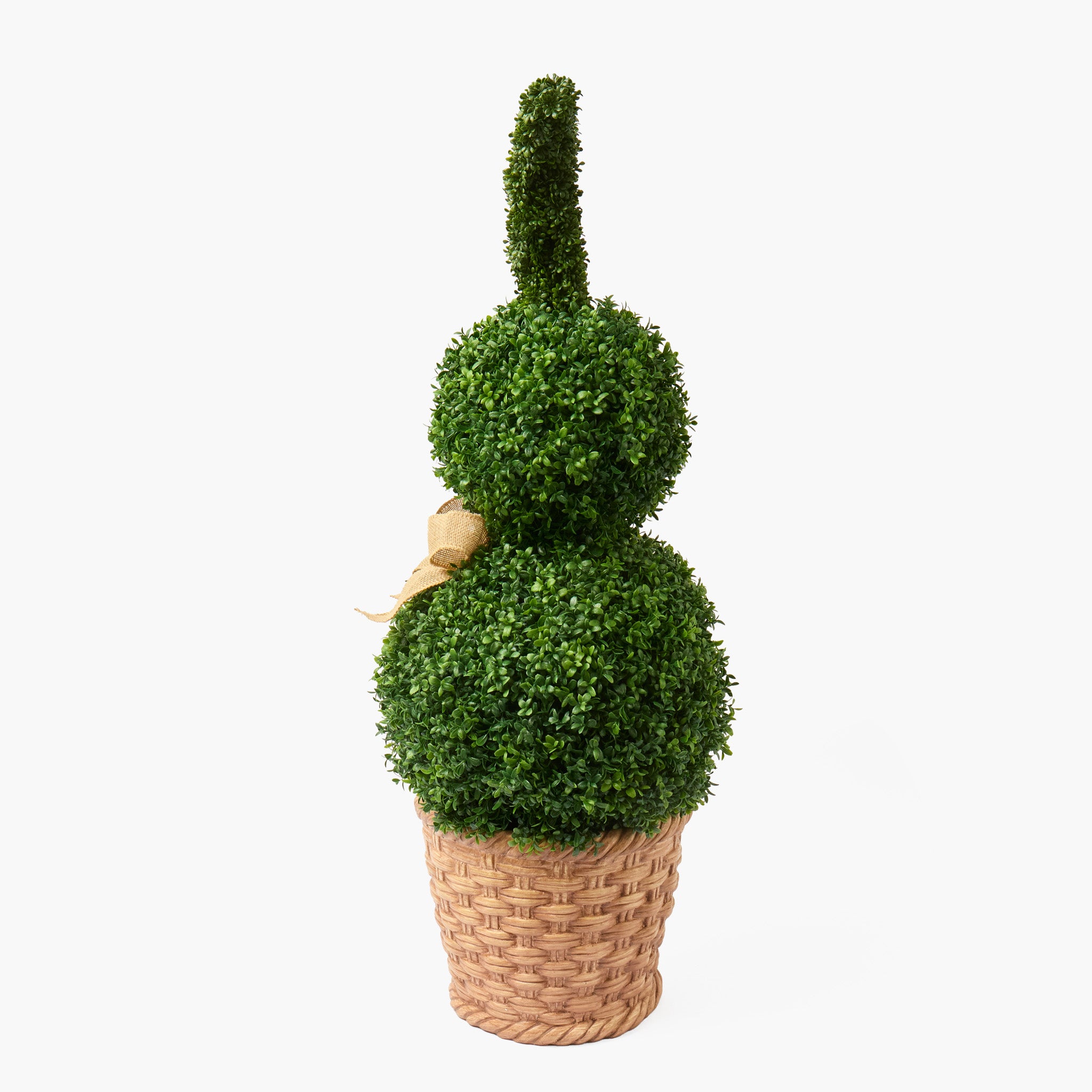 Extra Large Faux Boxwood Rabbit