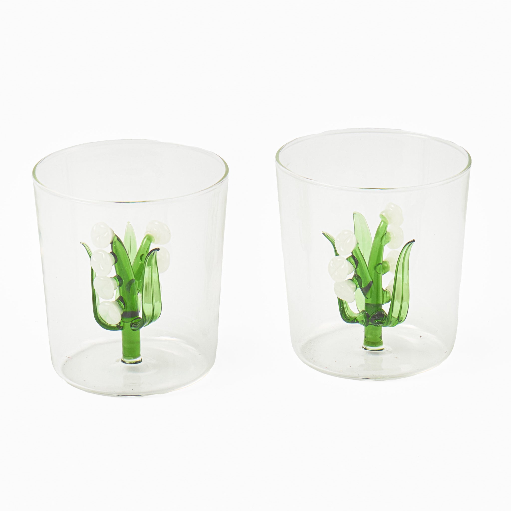 Lily of the Valley Glasses (Set of 4)