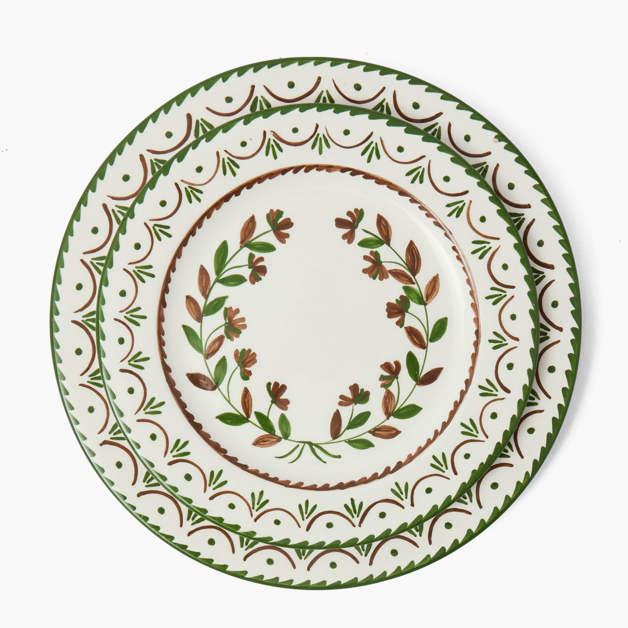 Chocolate Josephine Dinner & Starter Plates (Set of 8)