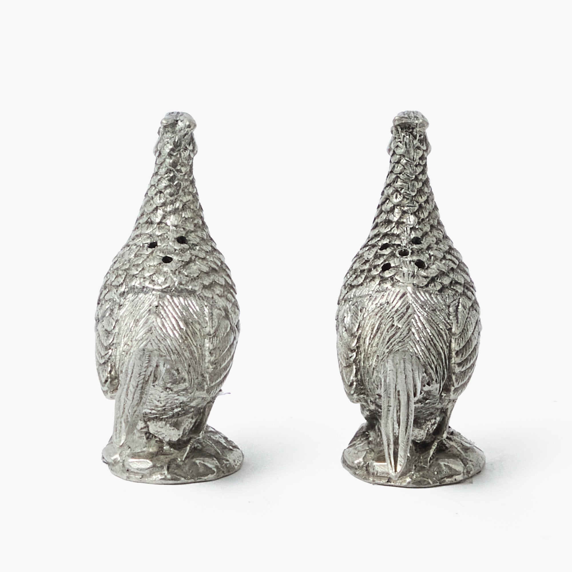 Pheasant Pewter Salt & Pepper Shakers