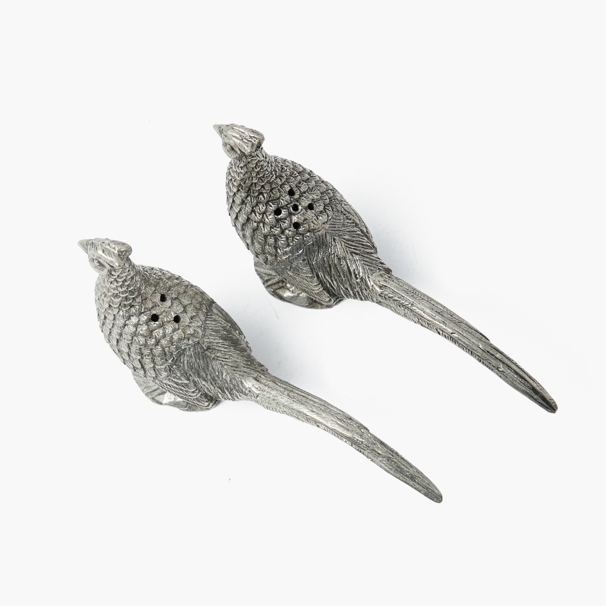 Pheasant Pewter Salt & Pepper Shakers