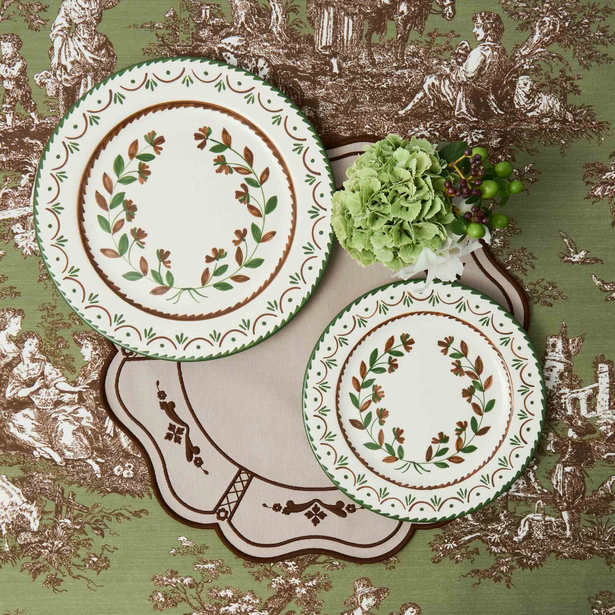 Chocolate Josephine Dinner & Starter Plates (Set of 8)
