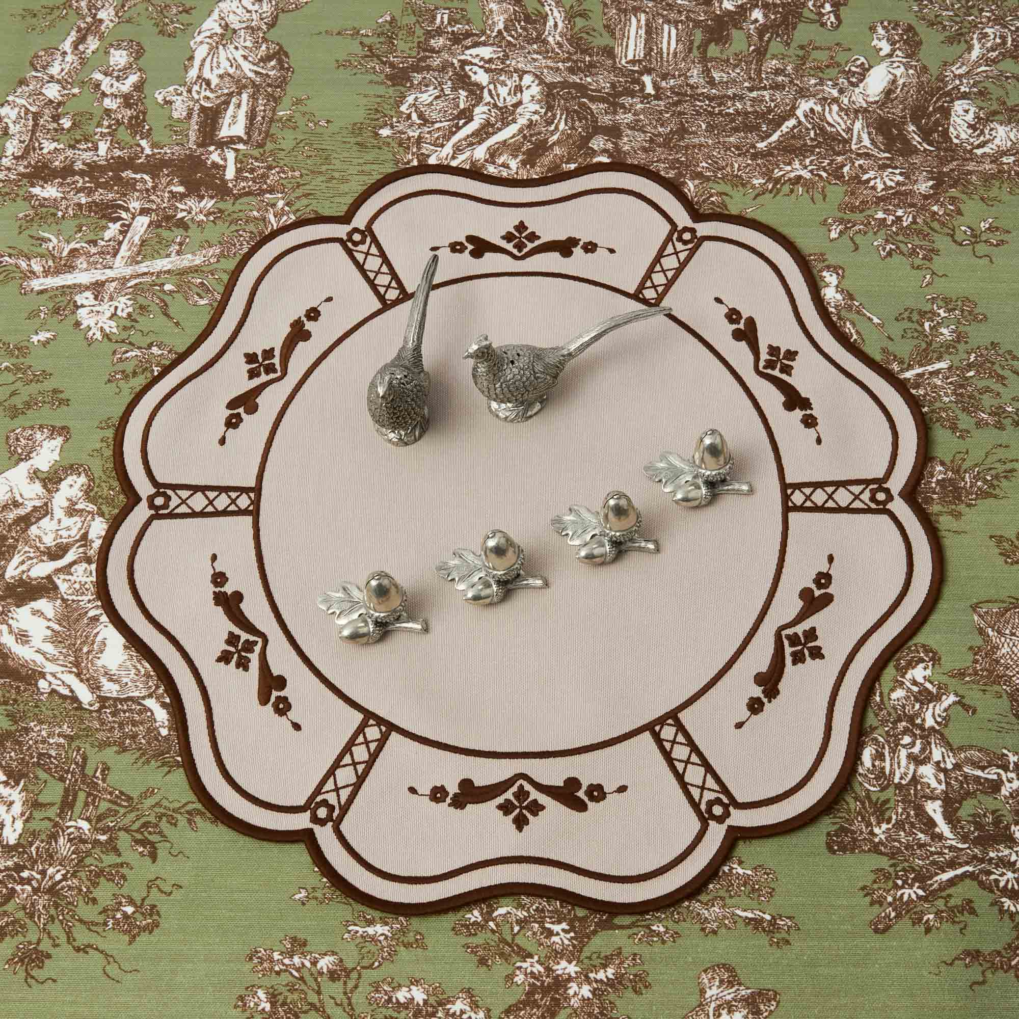 Pheasant Pewter Salt & Pepper Shakers