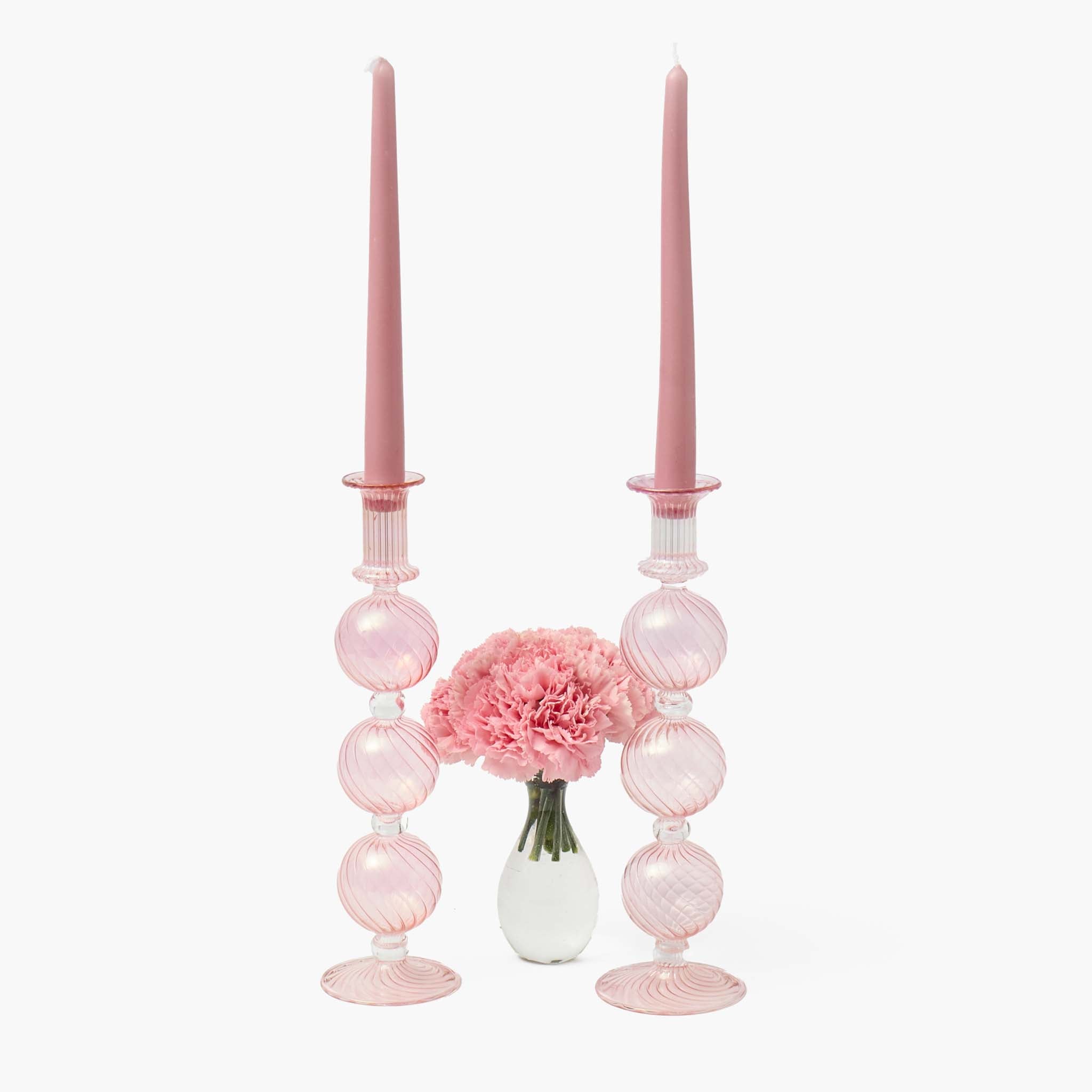 Peony Camille Candle Holders (Pair)