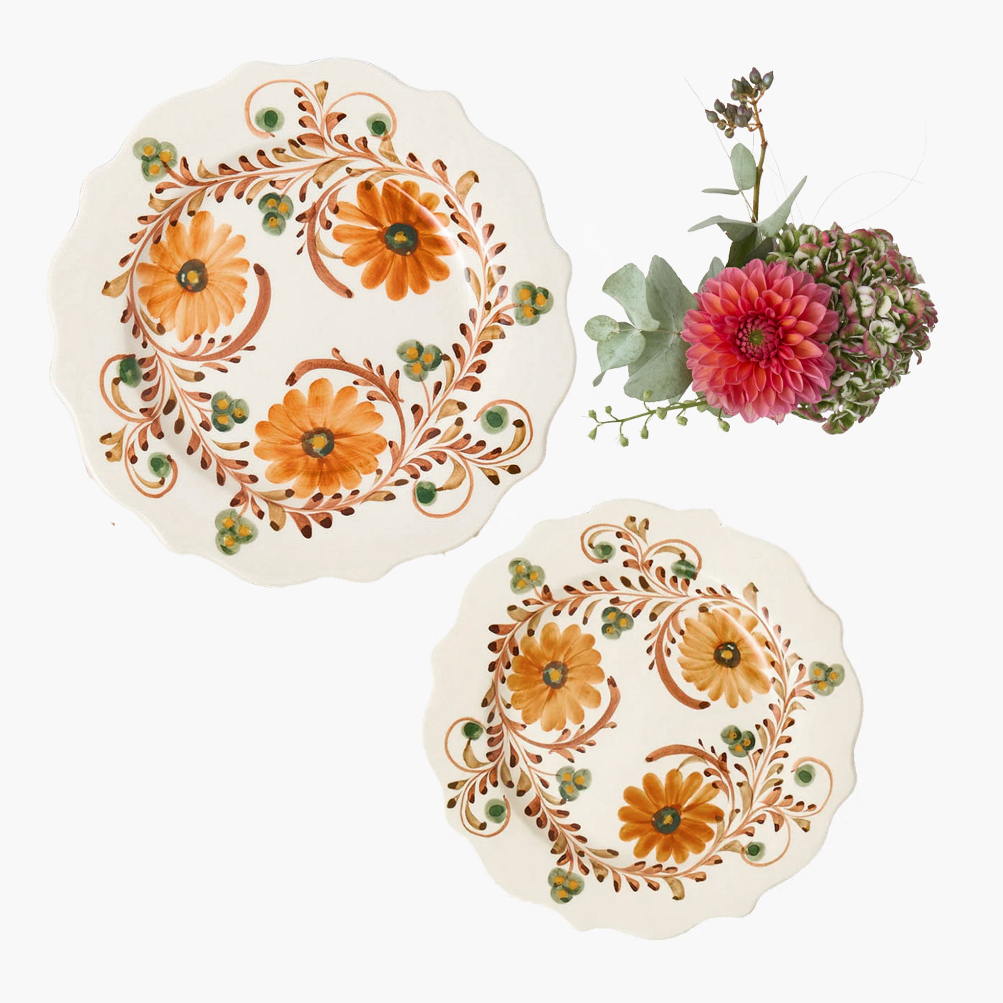 Autumn Flowers Starter Plate