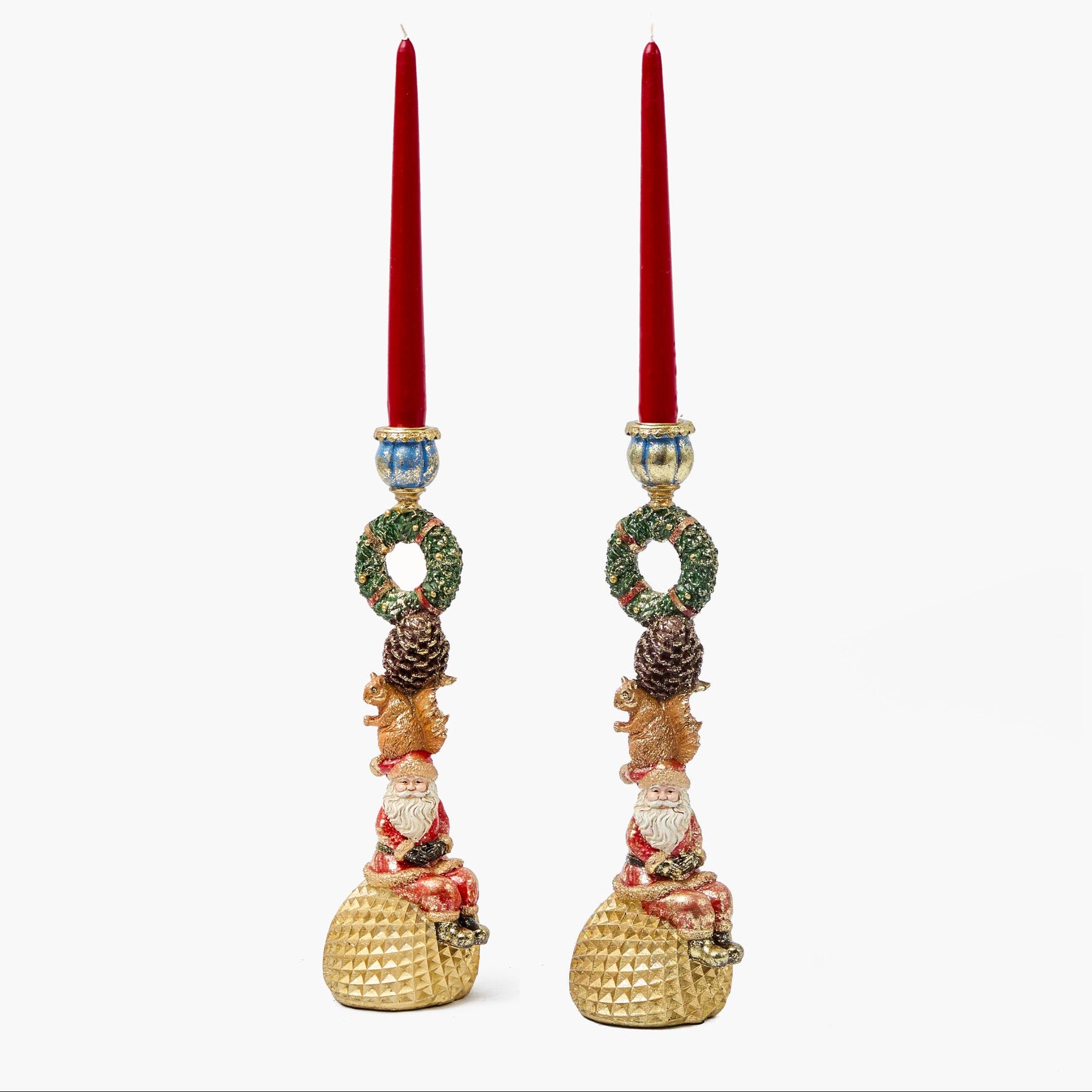 Joyous Festive Candle Holders (Pair) — free download