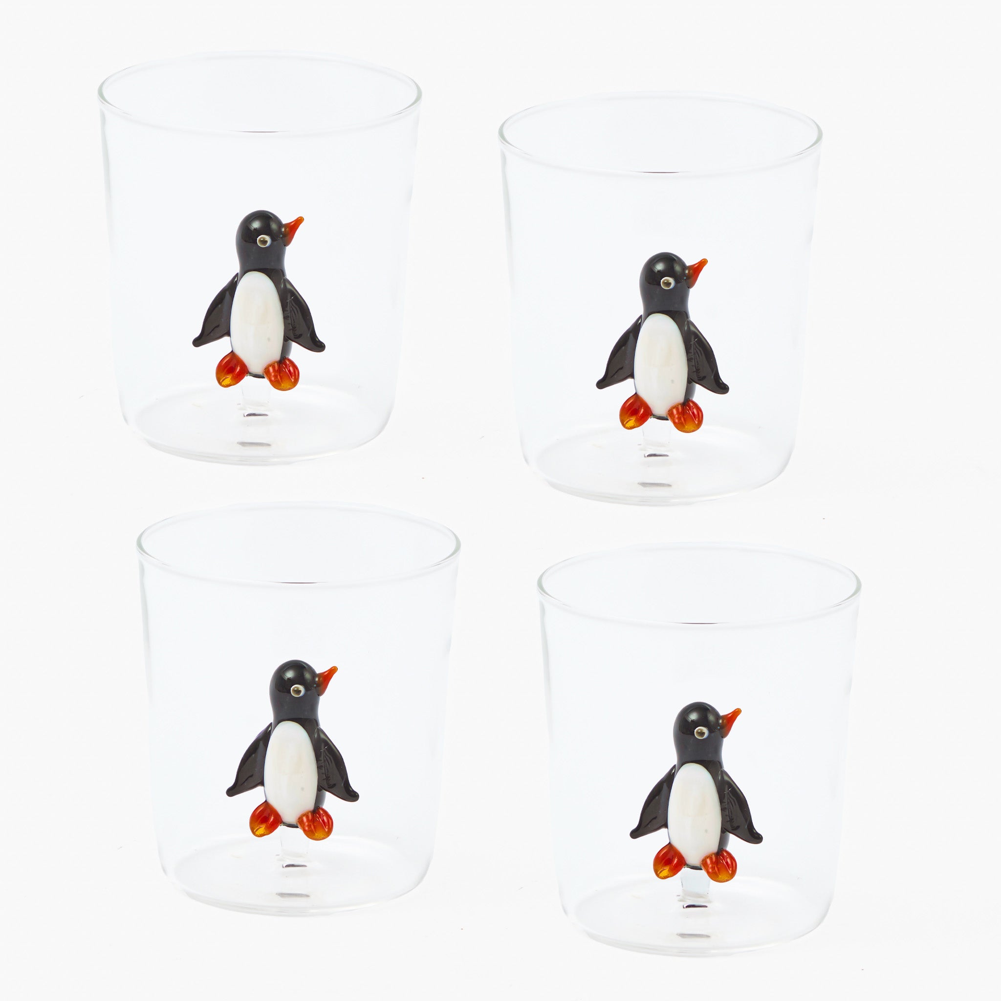 Penguin Glasses (Set of 4)