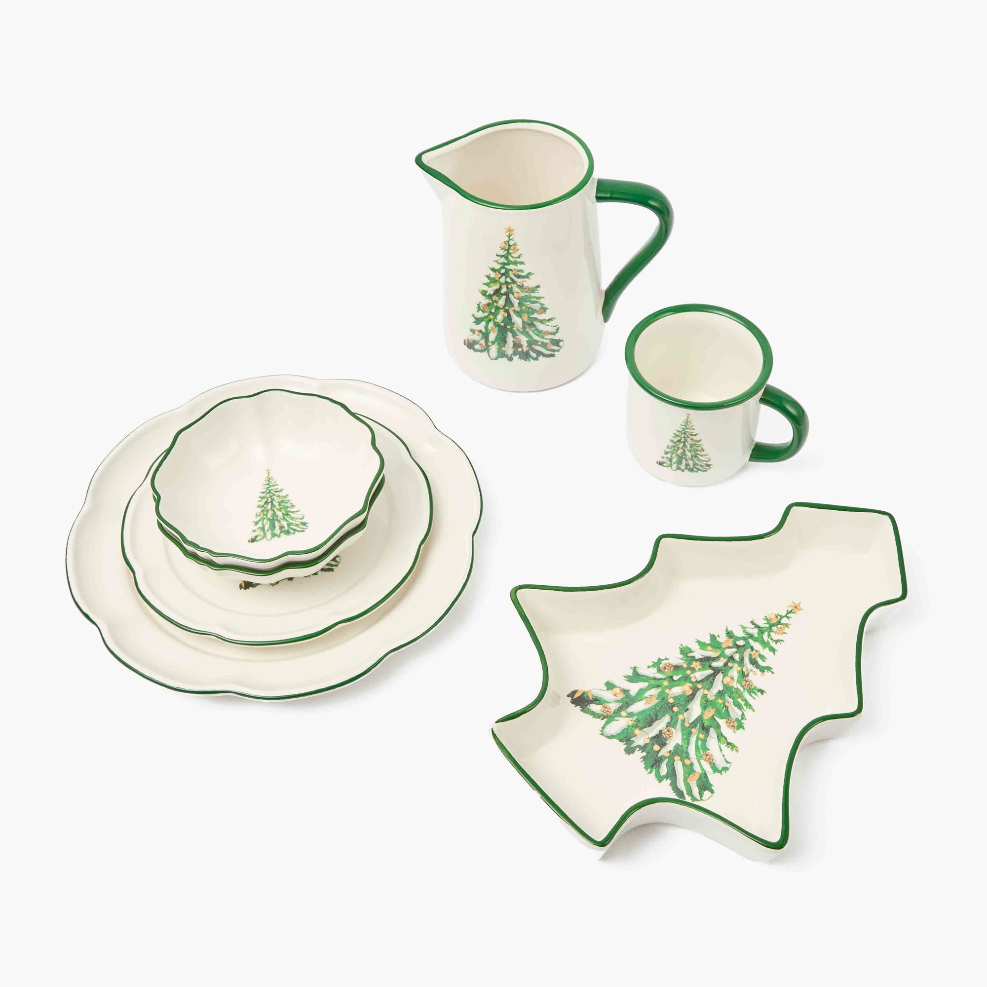 Christmas Tree Bowl (Set of 4)