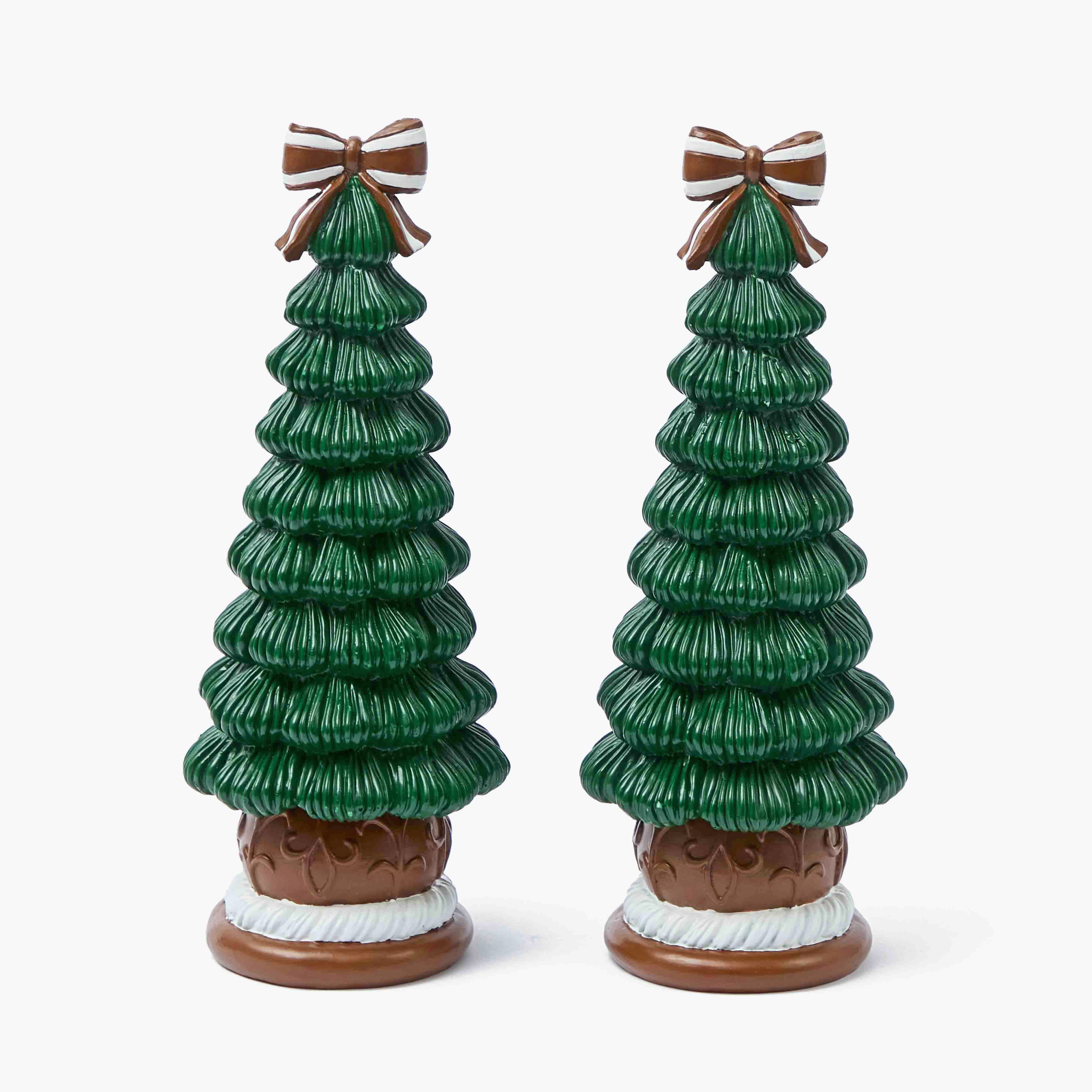 The Jolly Chocolate & Green Christmas Tree (Pair)