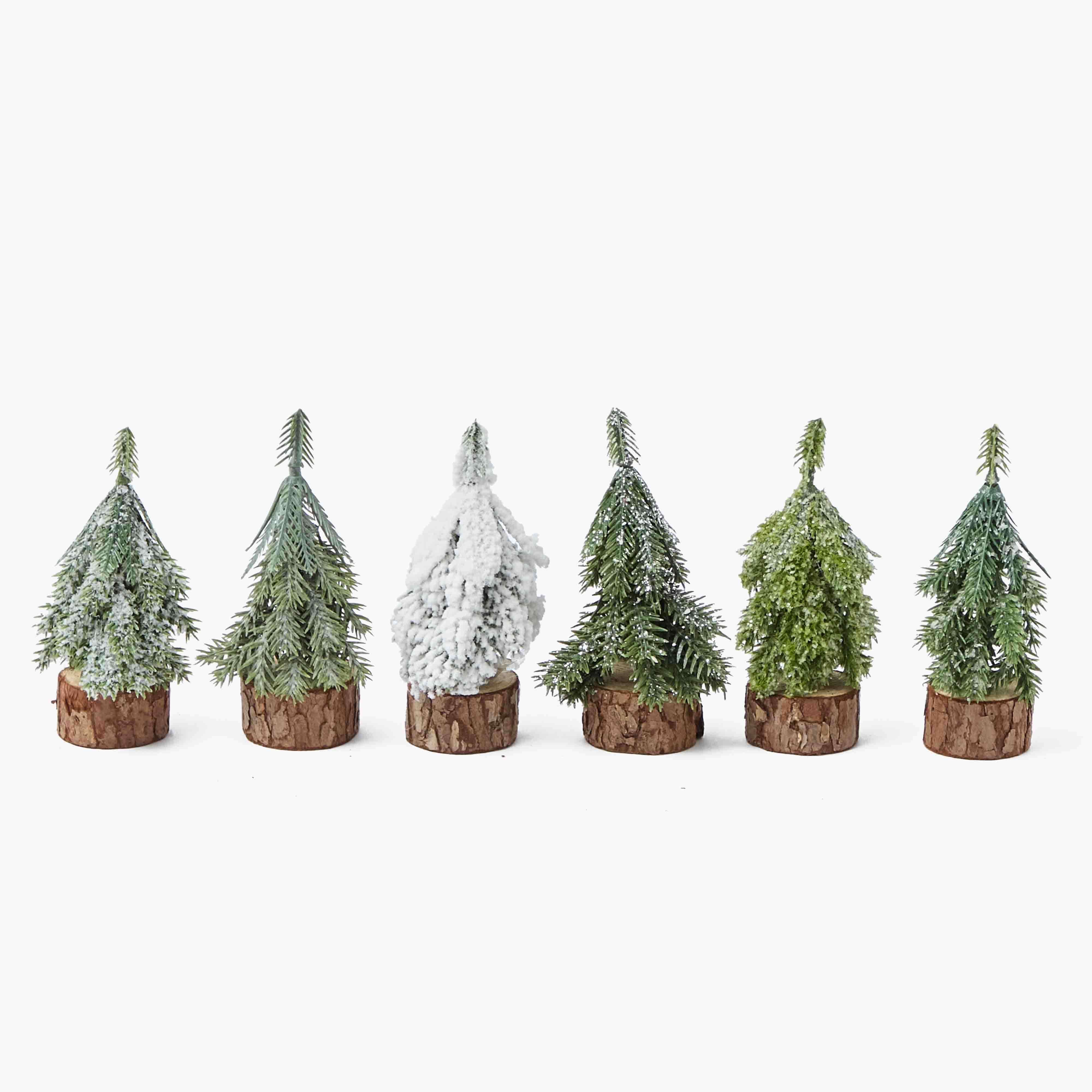 Mini Christmas Trees (Set of 6)