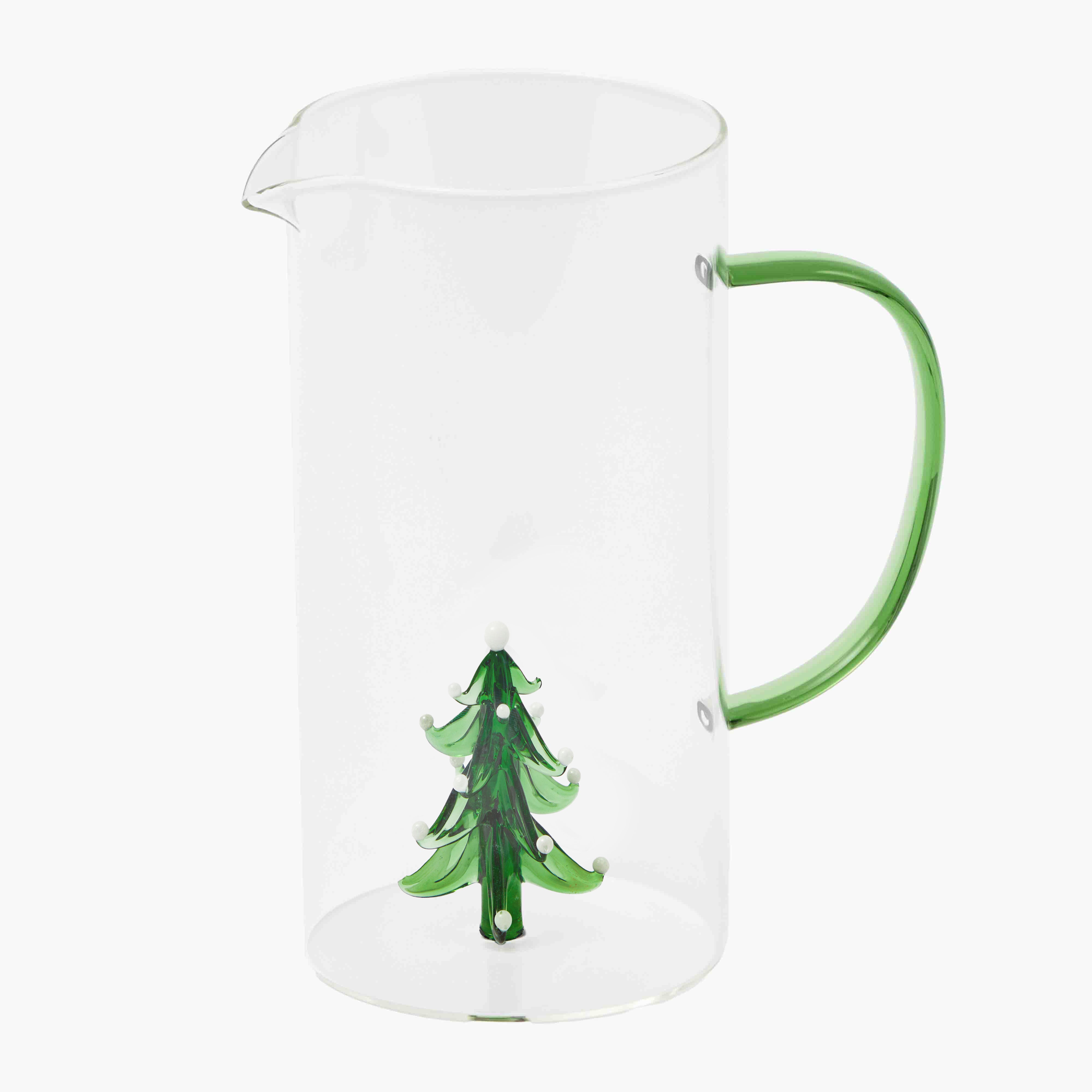 Christmas Tree Jug and Glasses (Set of 4)