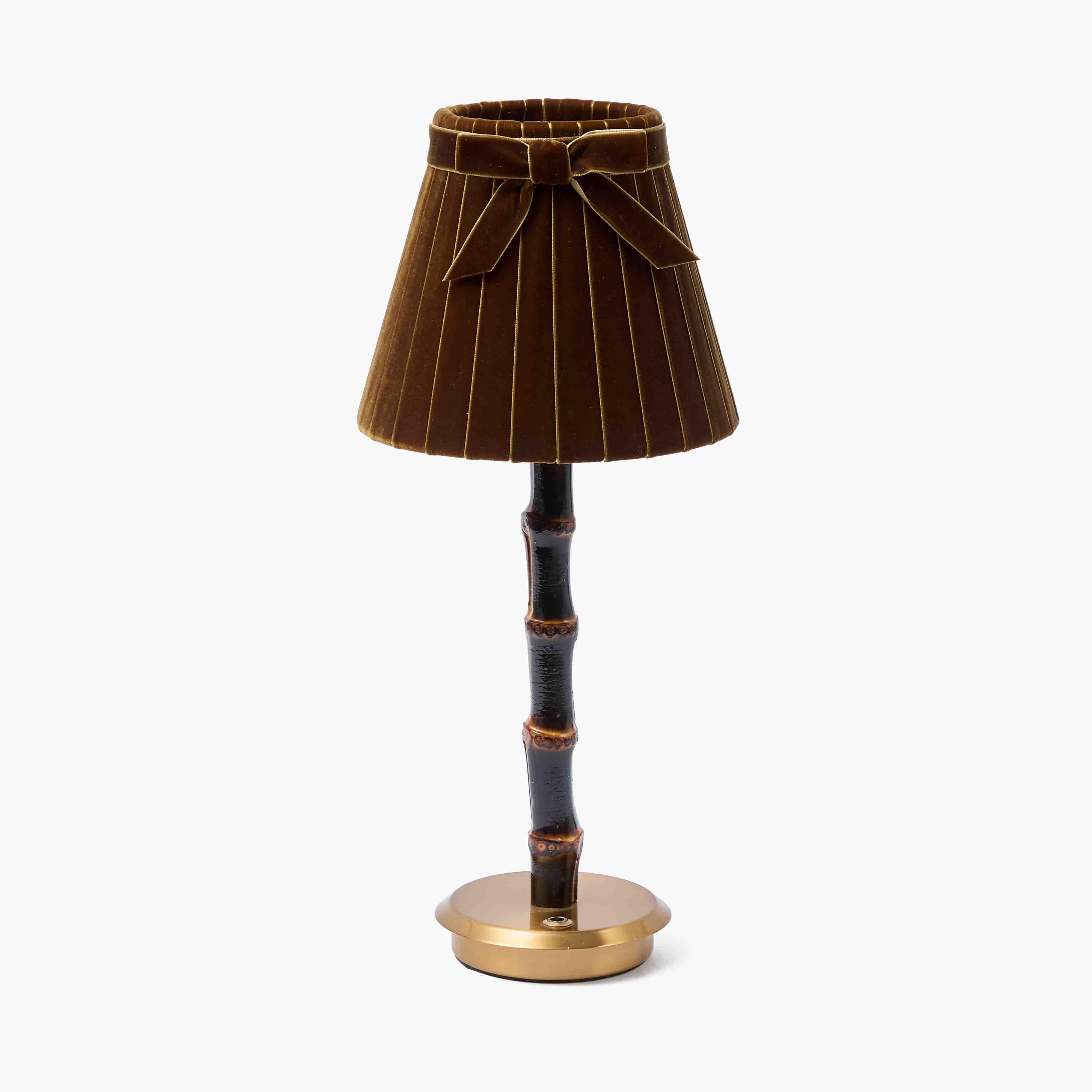 Burnt Bamboo Rechargeable Lamp