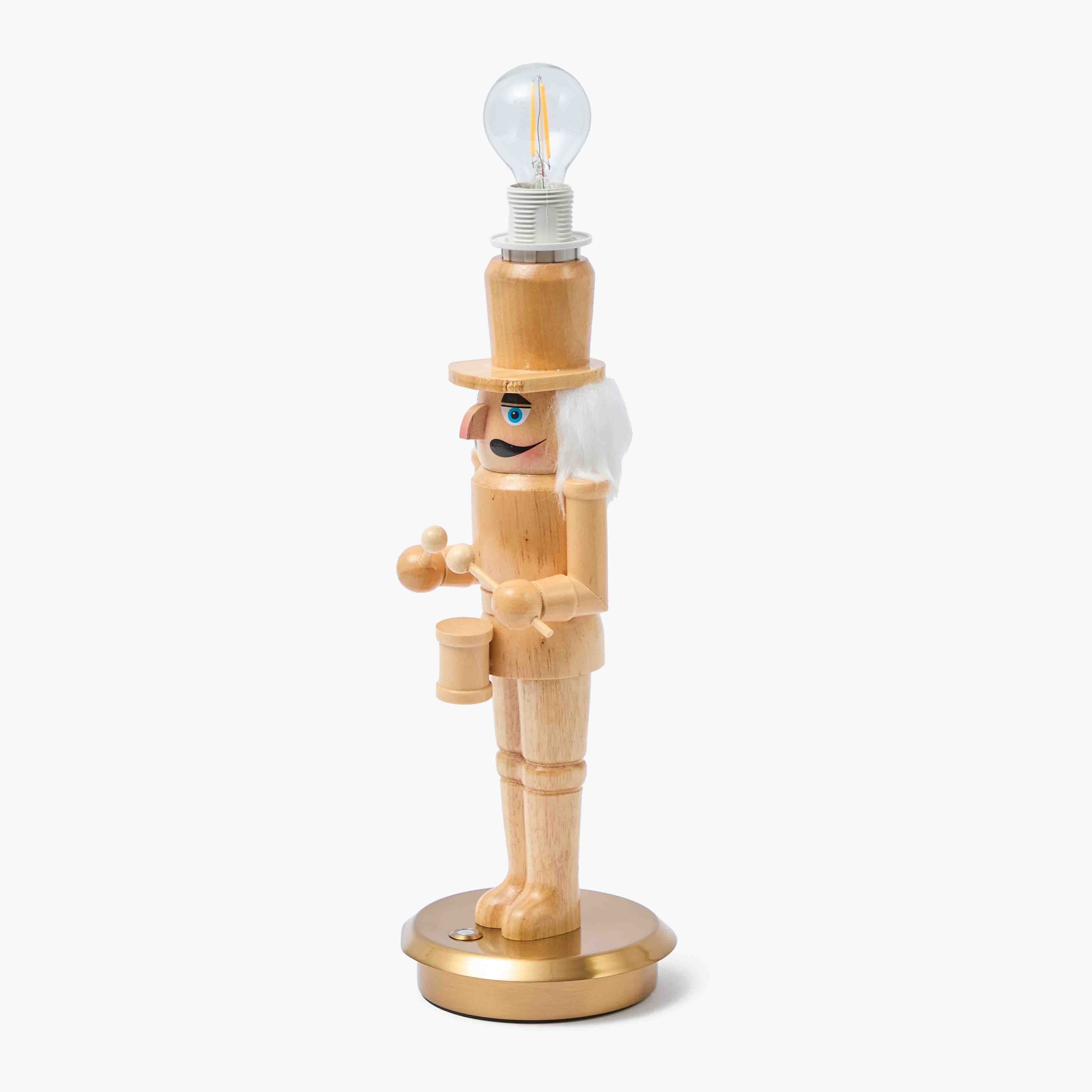 Pair of Nutcracker Rechargeable Lamps