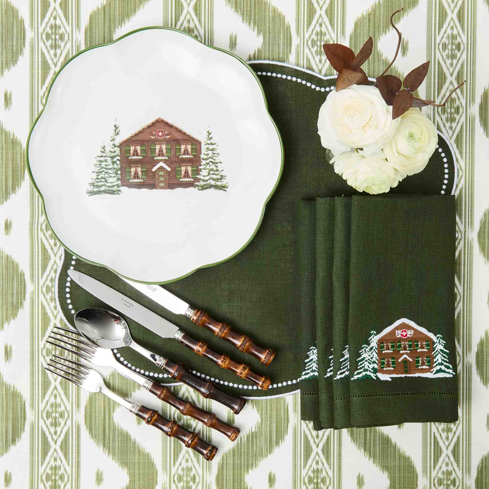 Alpine Chalet Dinner Plate