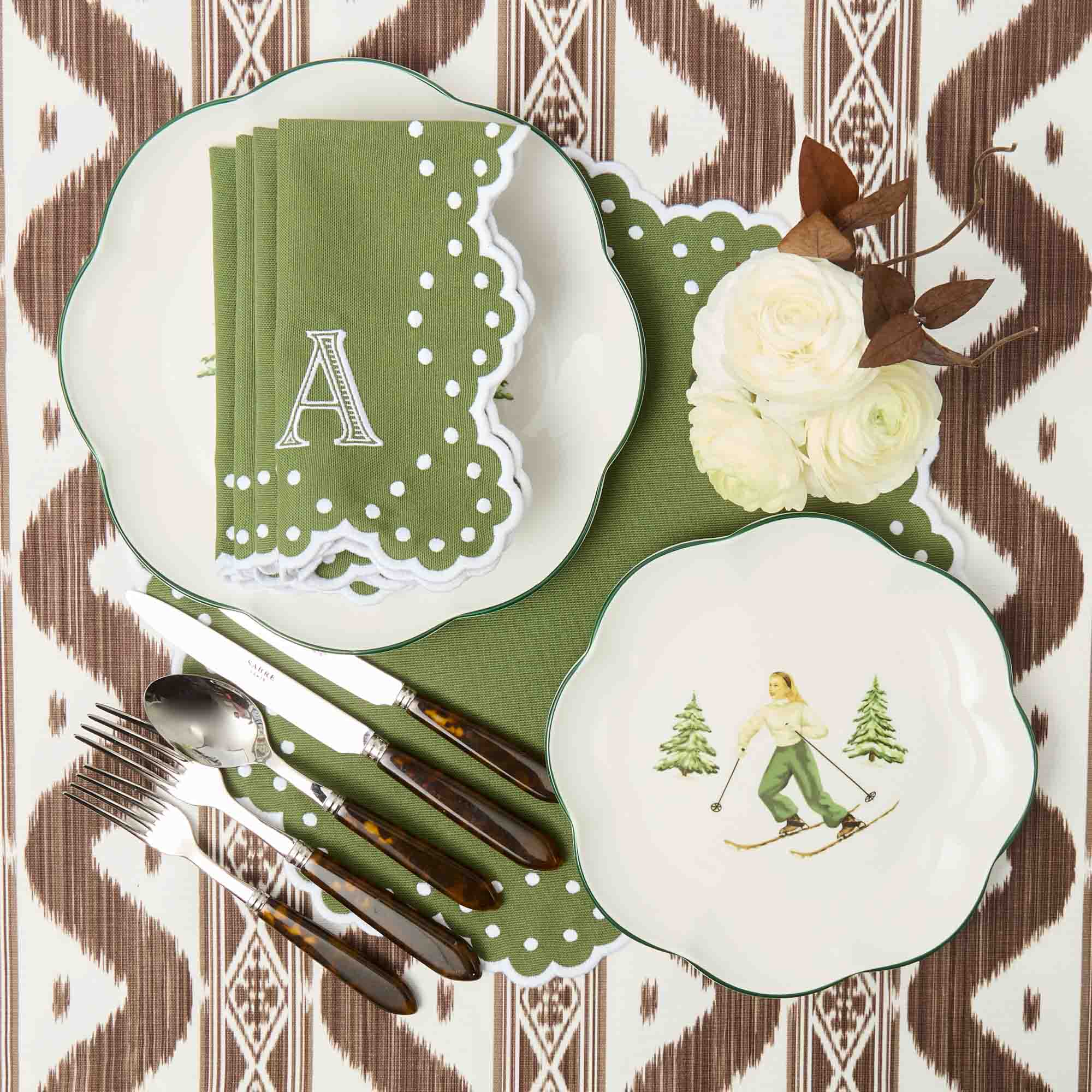 Esmerelda Green Napkins (Set of 4)