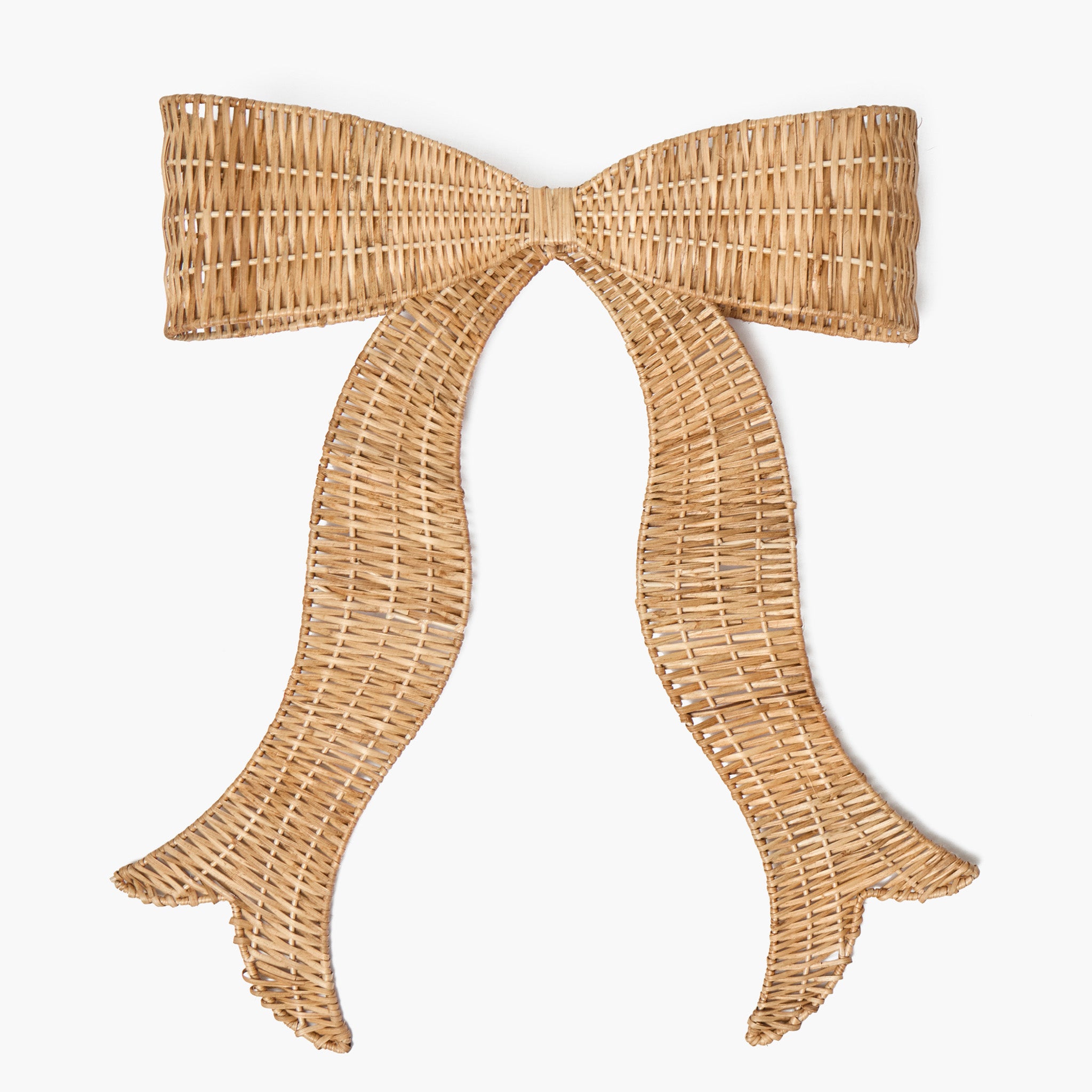Rattan Bow Wall Decoration