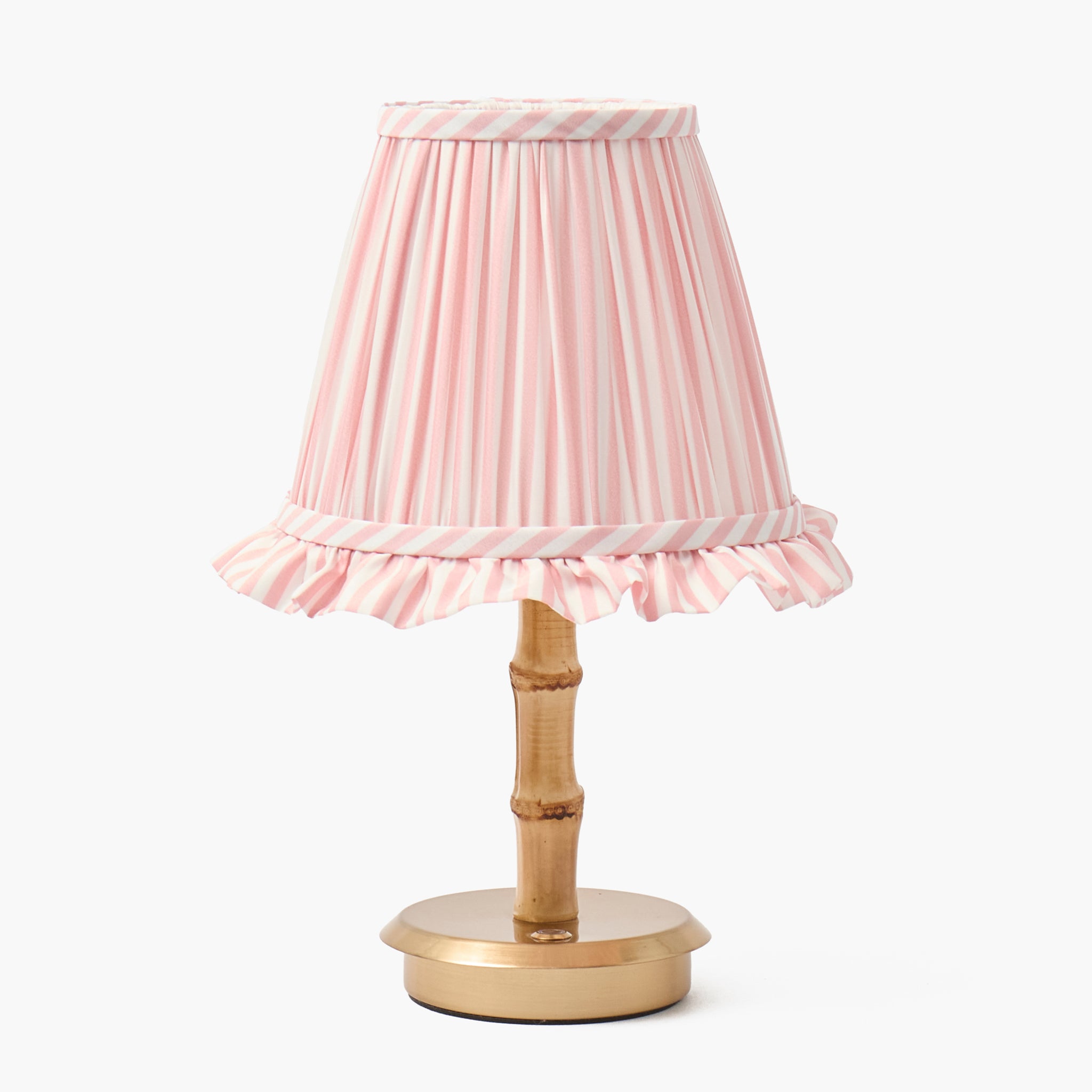 Short Bamboo Rechargeable Lamp