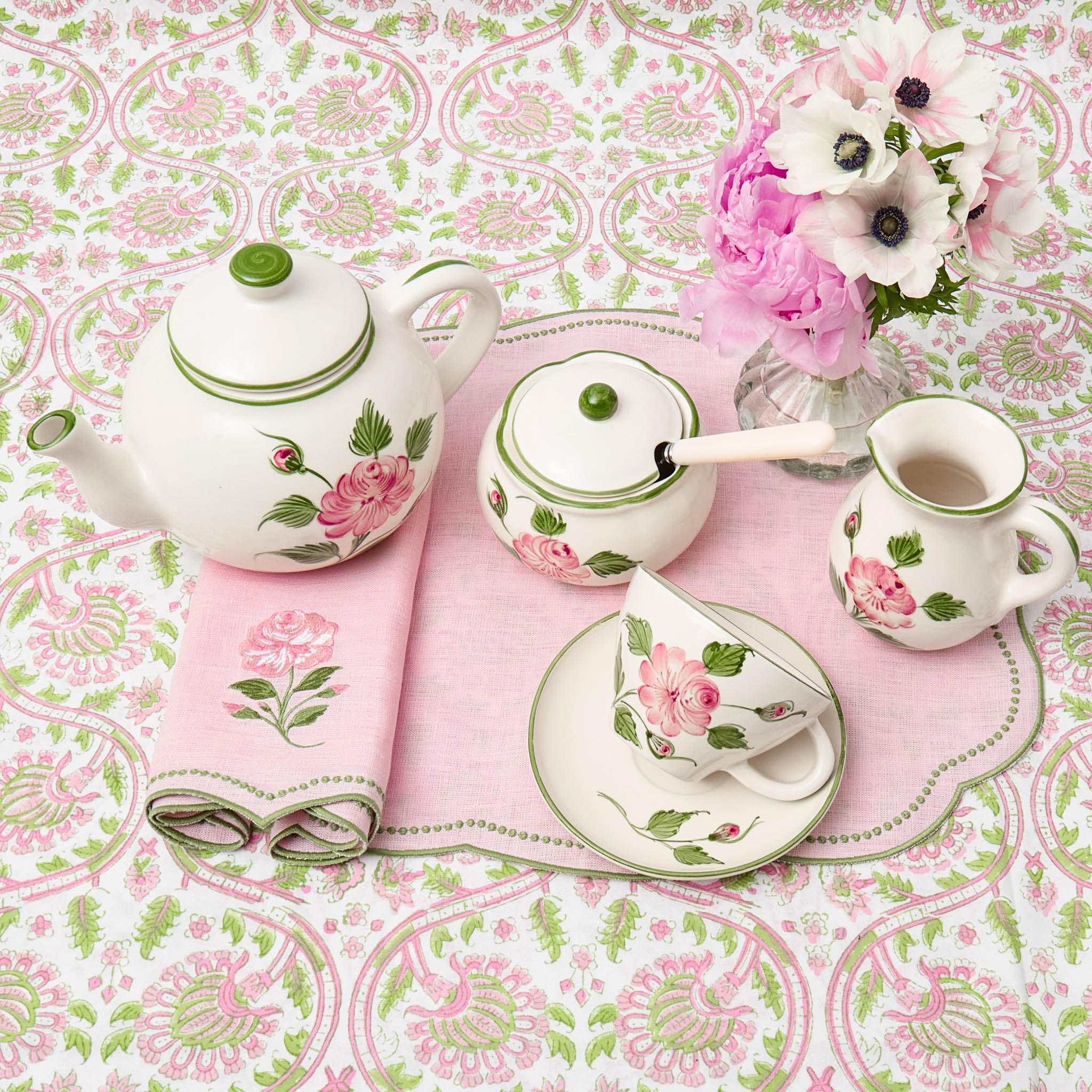 Rose Bud Tea Cup & Saucer