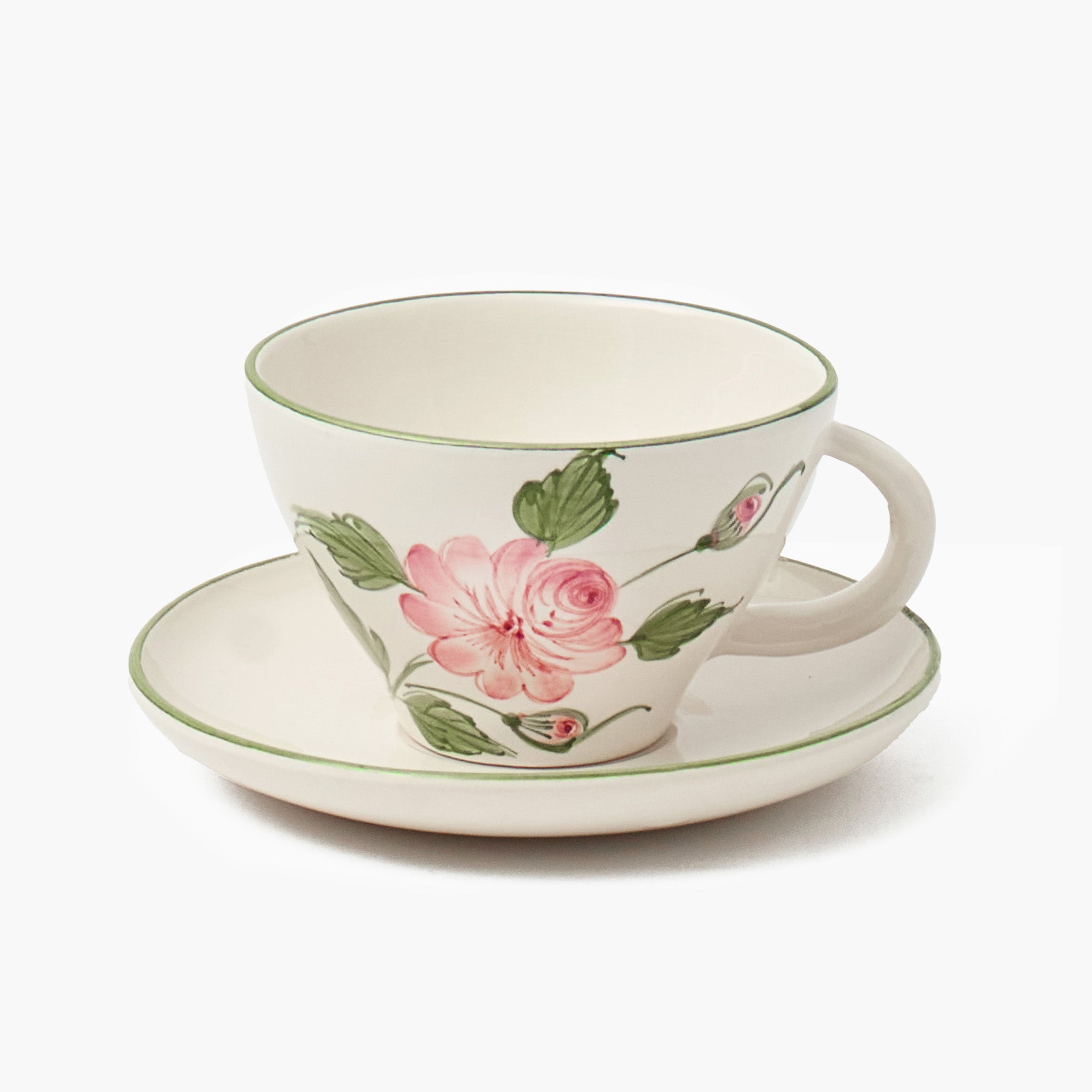 Rose Bud Tea Cup & Saucer