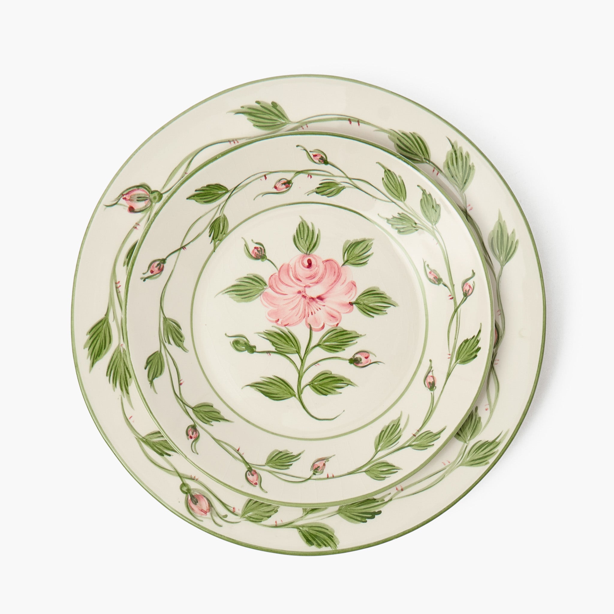 Rose Bud Starter Plates (Set of 4)