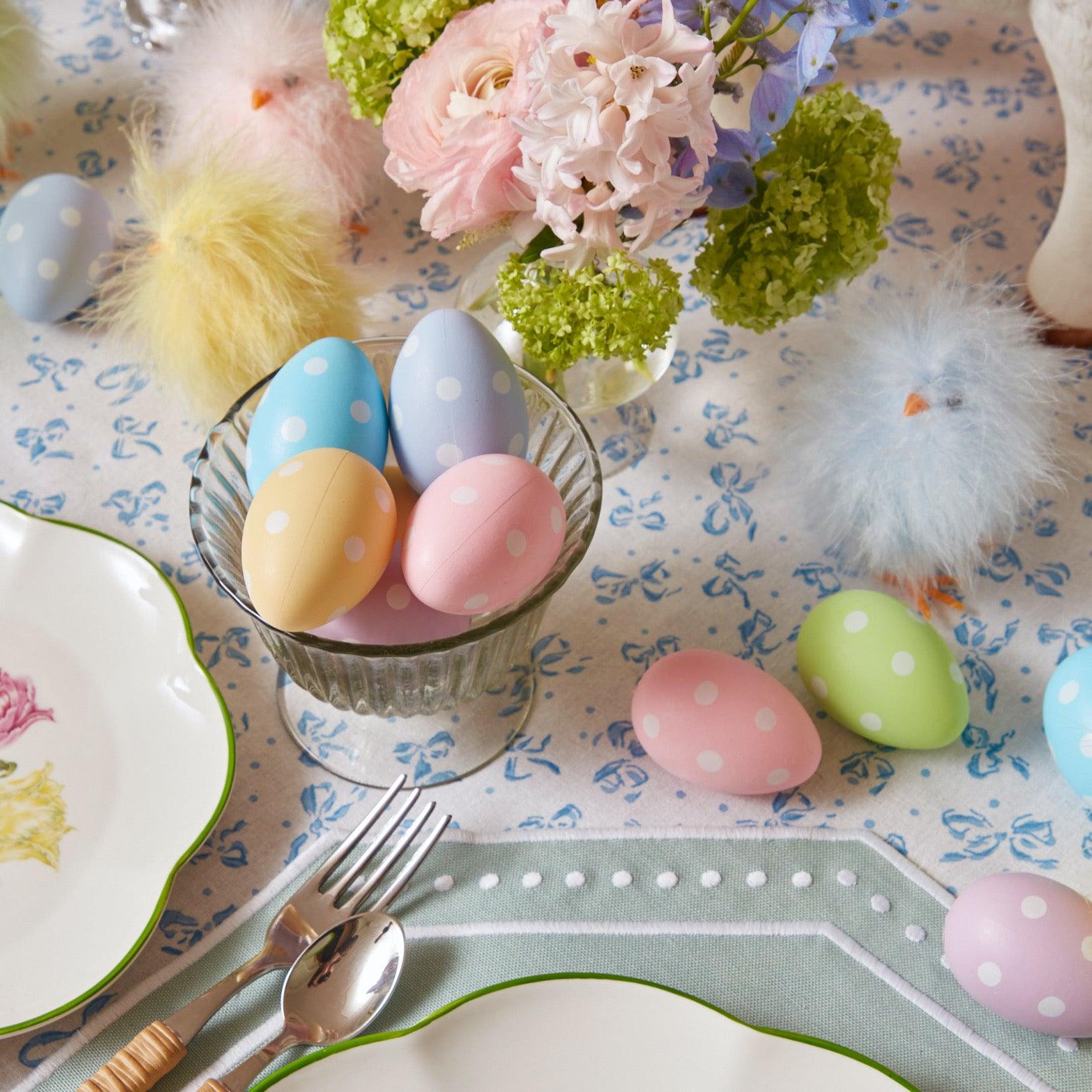 Decorative Polka Dot Eggs - Mrs. Alice