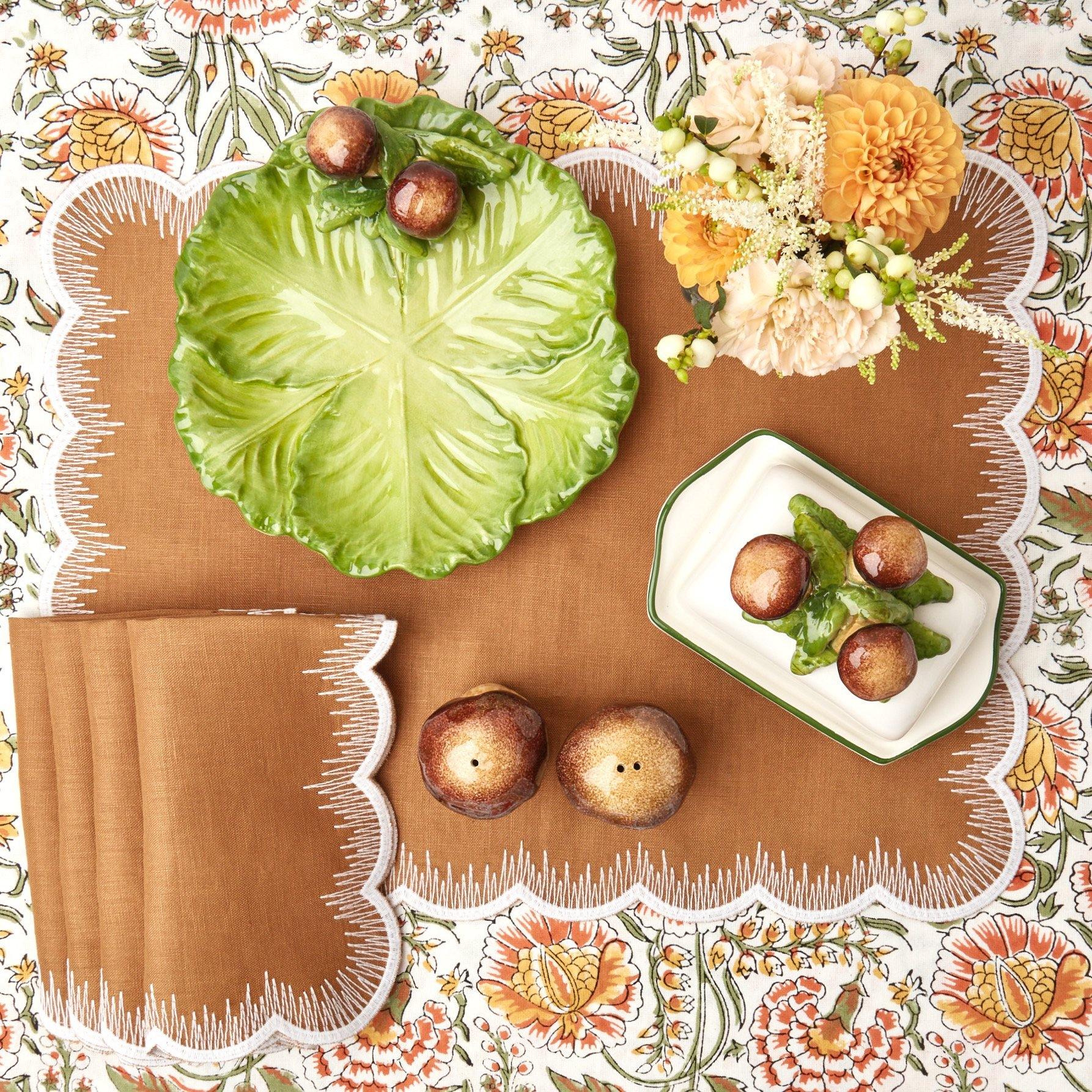 Spice up your table setting and showcase your love for culinary creativity with the Porcini Mushroom Salt & Pepper Shaker set.