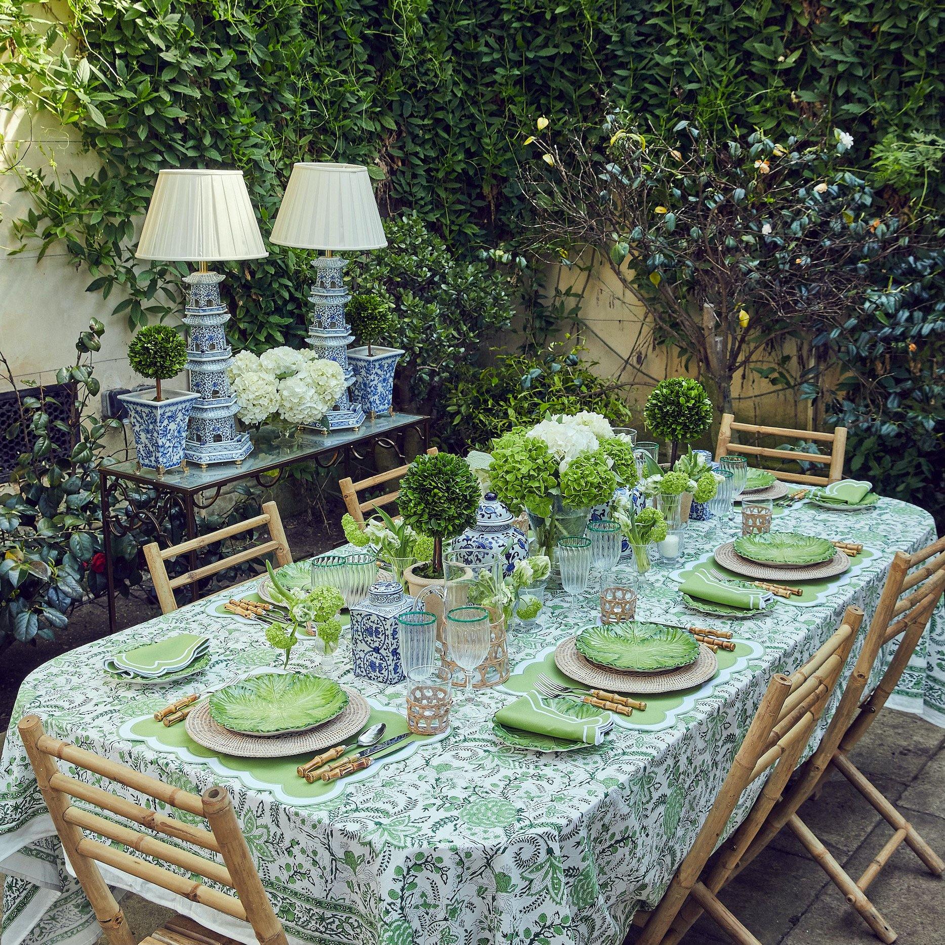 Square Traditional Ginger Jar - Mrs. Alice