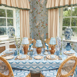 Blue Ikat Tablecloth