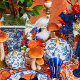 Add a touch of glamour with the White Chinoiserie Pumpkin Family.