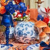 Elevate decor with the charming White Chinoiserie Pumpkin Family.