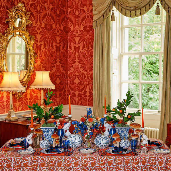 Embrace sophistication with this opulent Chinoiserie Pumpkin Decor Set.