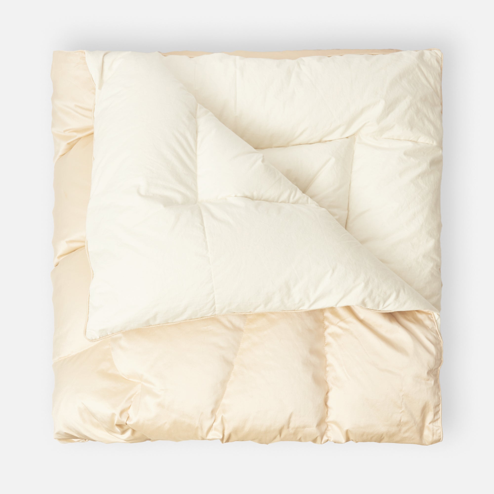 Eiderdown Robe Cream Silk Eiderdown– Mrs. Alice