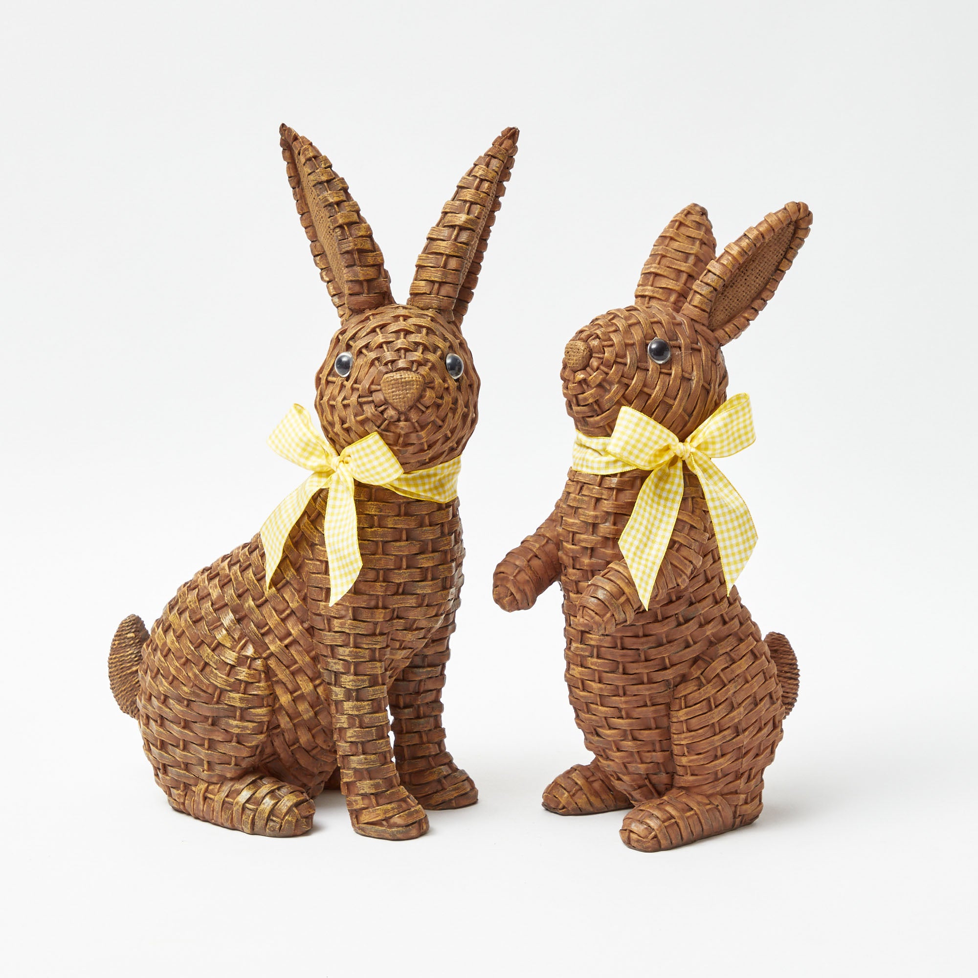 Brown Rattan Rabbit (Pair)– Mrs. Alice