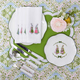 Pink Cottontail Bunny Starter Plate