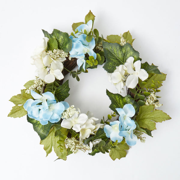 Blue Floral Wreath (Medium)